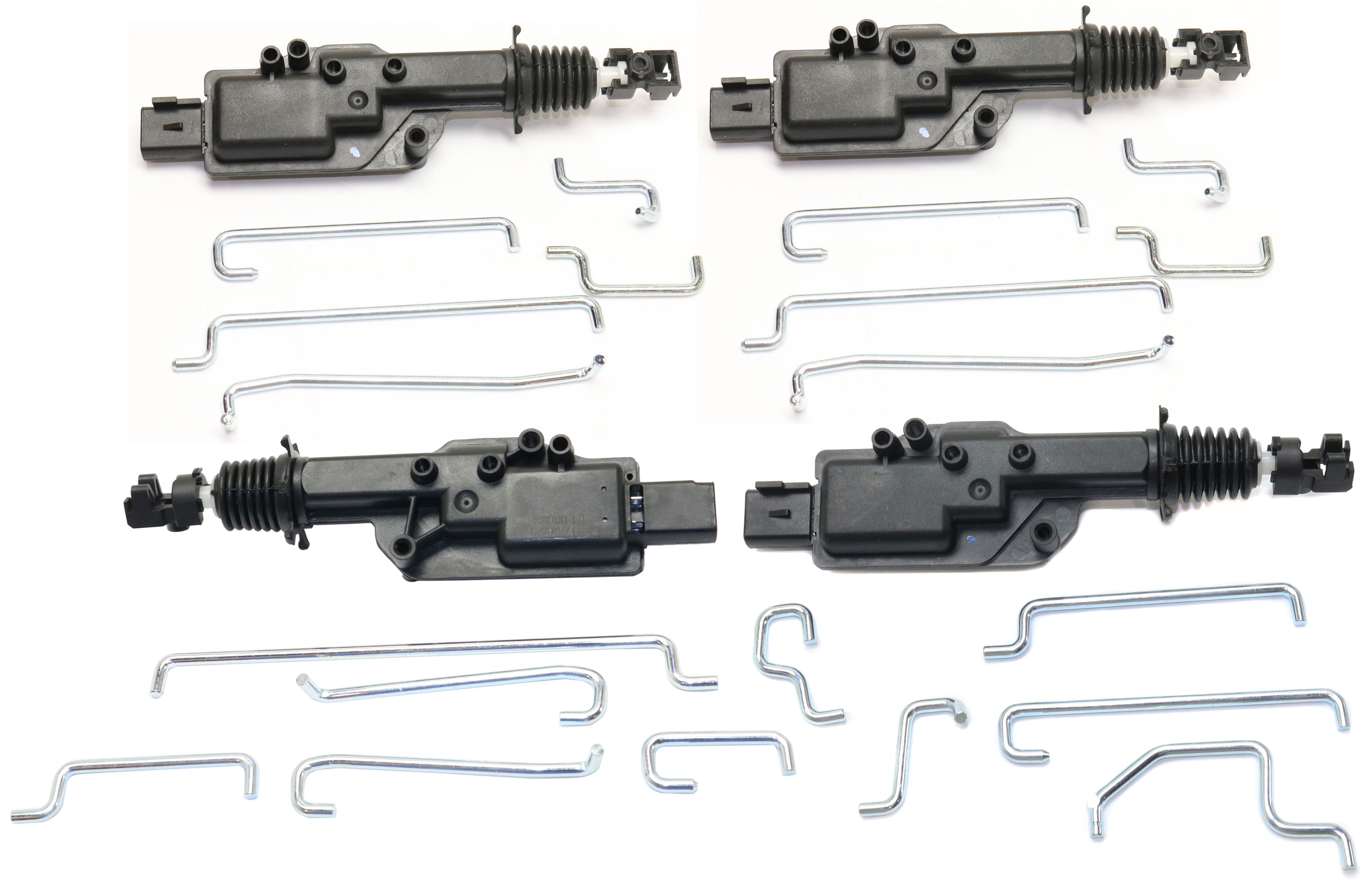 AM TOWN CAR 90-97 FRONT AND REAR DOOR LOCK ACTUATOR RH AND LH SKU SET RF31530001-4 Partslink FO1524100 OEM F3TZ98218A42A F5VZ5426595A 2F3
