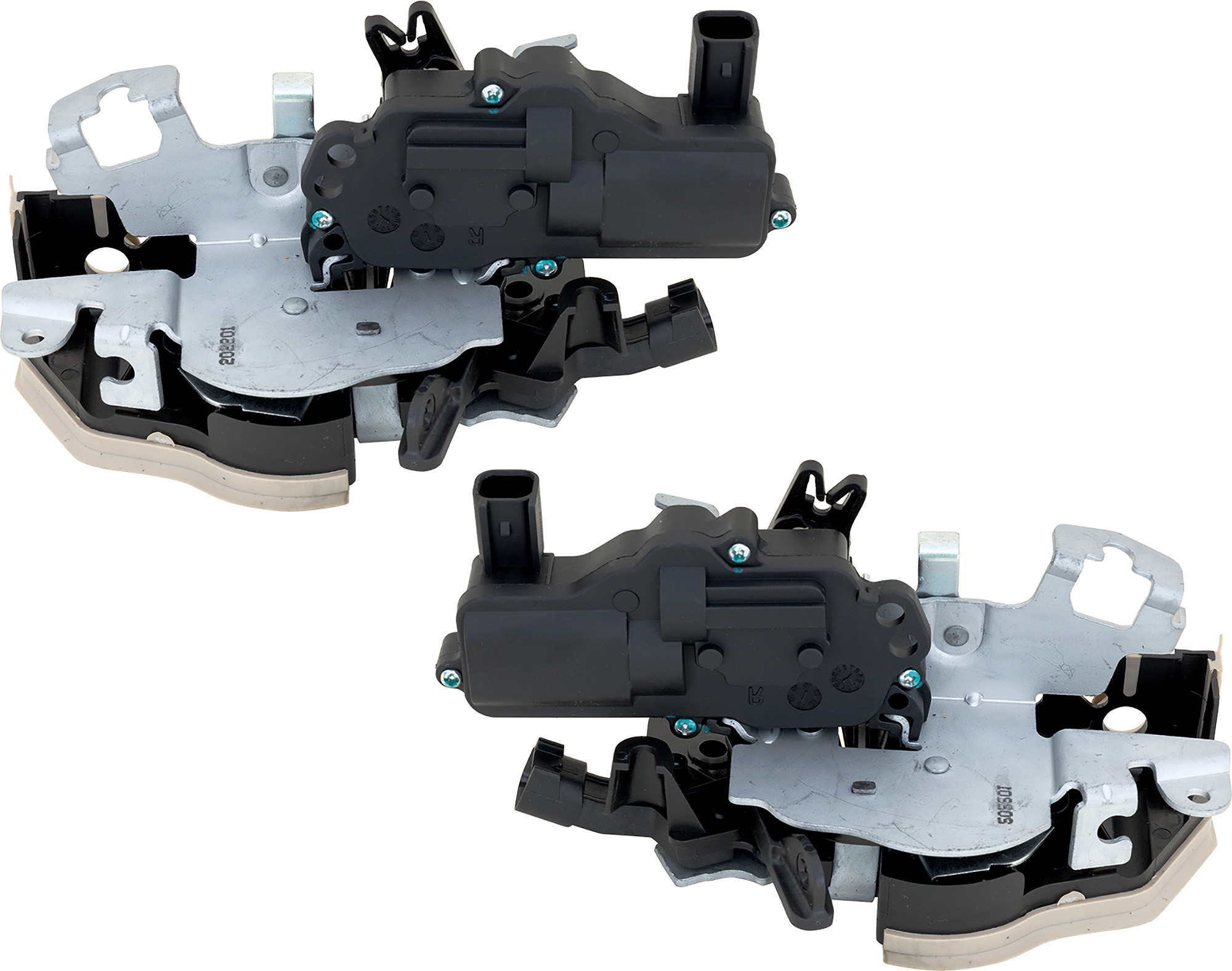 AM F 150-18-19 FRONT DOOR LOCK ACTUATOR RH AND LH w Latch SKU SET RF31530021 OEM CK2Z1521812K CK2Z1521813J