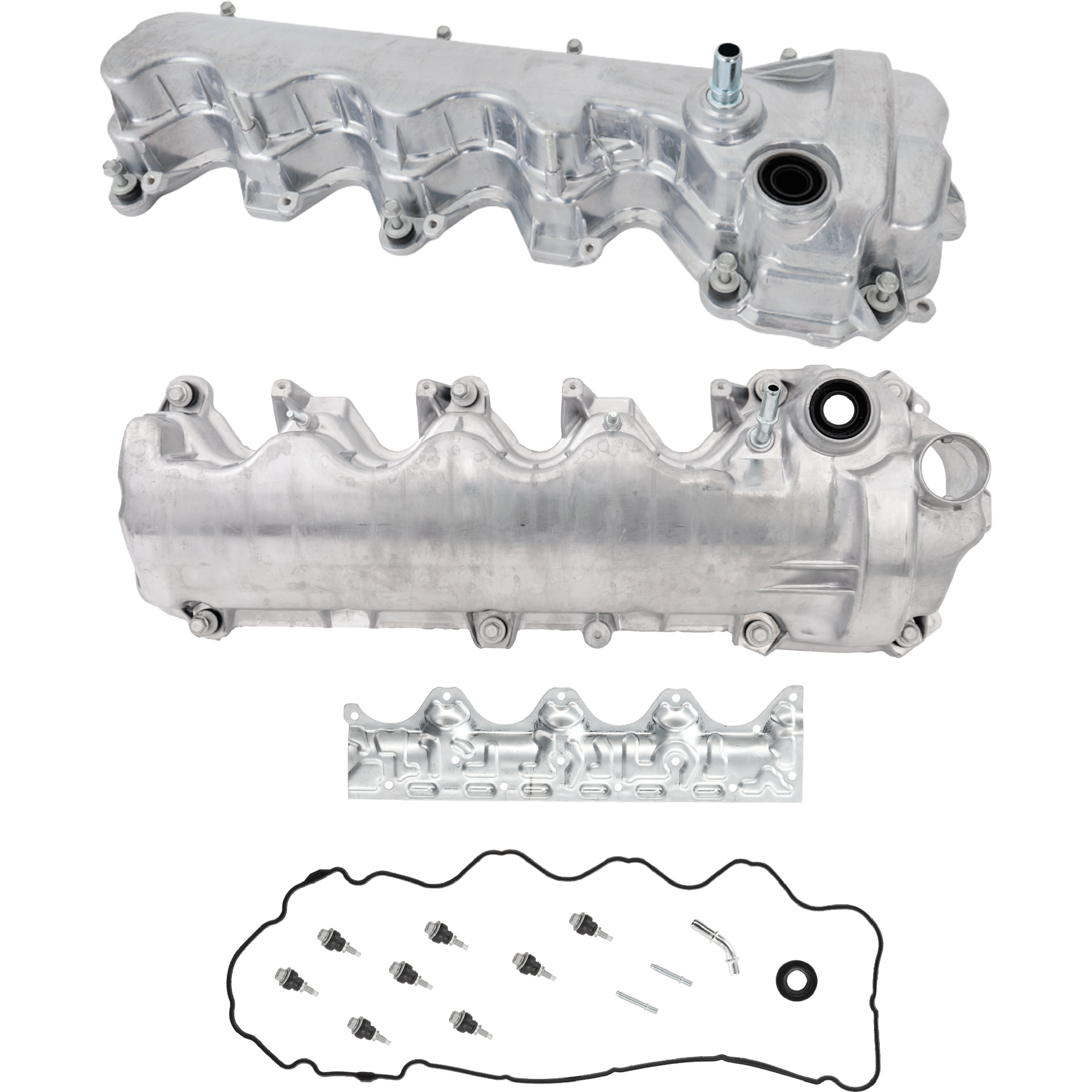 AM EXPLORER 06-10 MUSTANG 05-10 VALVE COVER RH AND LH w Gasket and Bolts SKU SET RF32040003 OEM 9L1Z6582D 9L1Z6582C