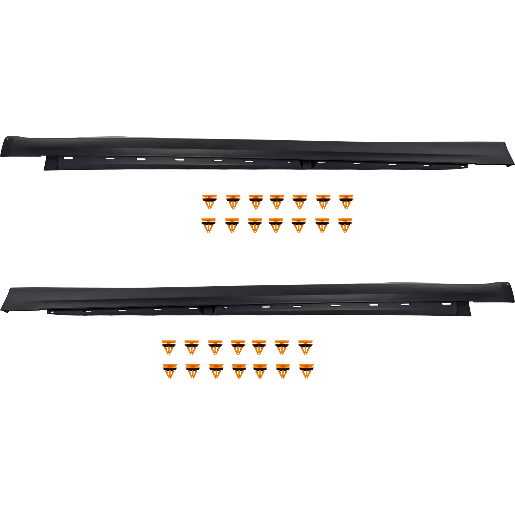AM FUSION 13-20 POLICE RESPONDER HYBRID 19-20 ROCKER PANEL MOLDING RH AND LH Textured Black Exc. Energi Models SKU SET RF43050003 Partslink FO1606106 FO1607106 OEM DS7Z5410176A DS7Z5410177A