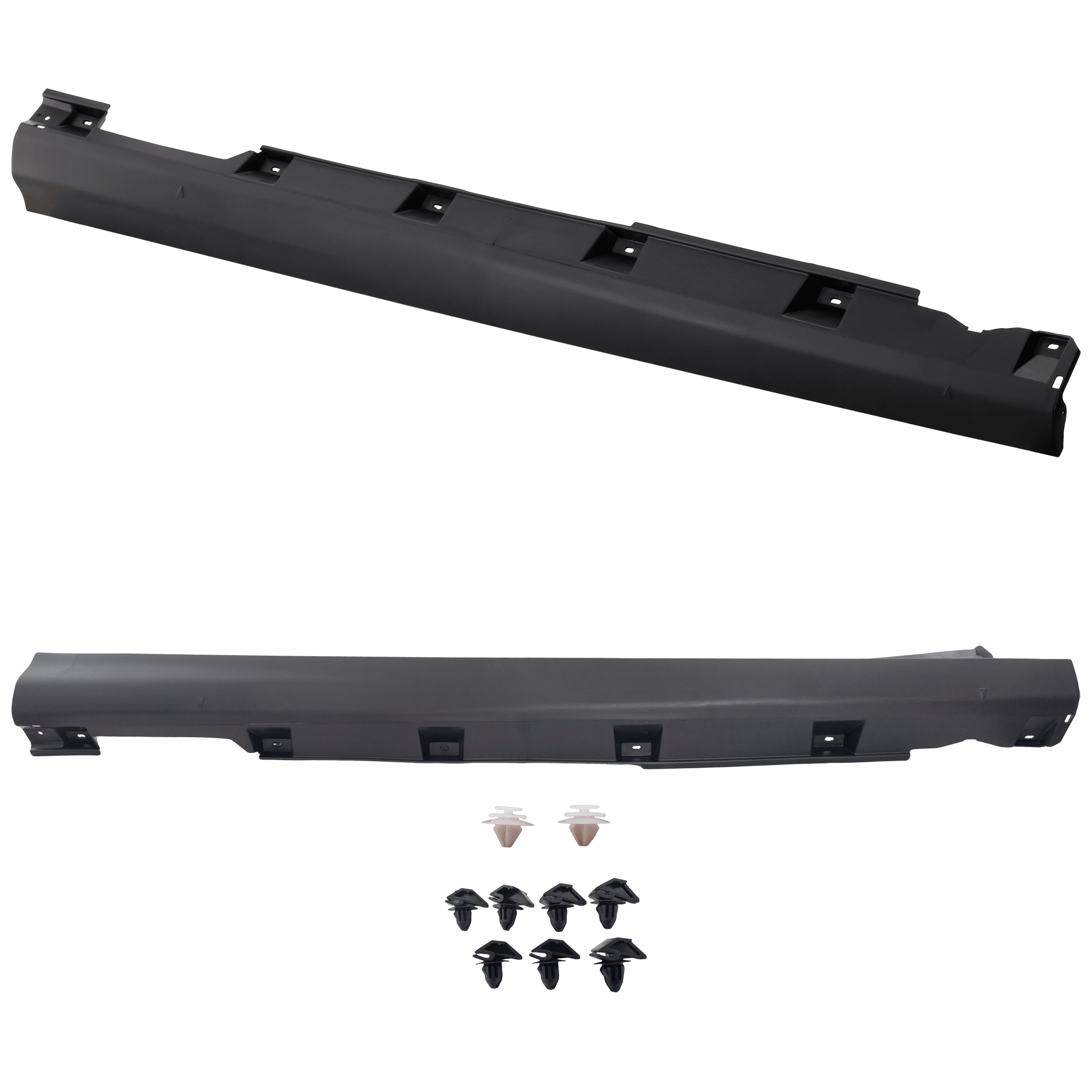AM FOCUS 12-18 ROCKER PANEL MOLDING RH AND LH Textured Black w o Sport Package Exc. RS ST Models SKU SET RF43050005 Partslink FO1606107 FO1607107 OEM CP9Z5810176B CP9Z5810177B