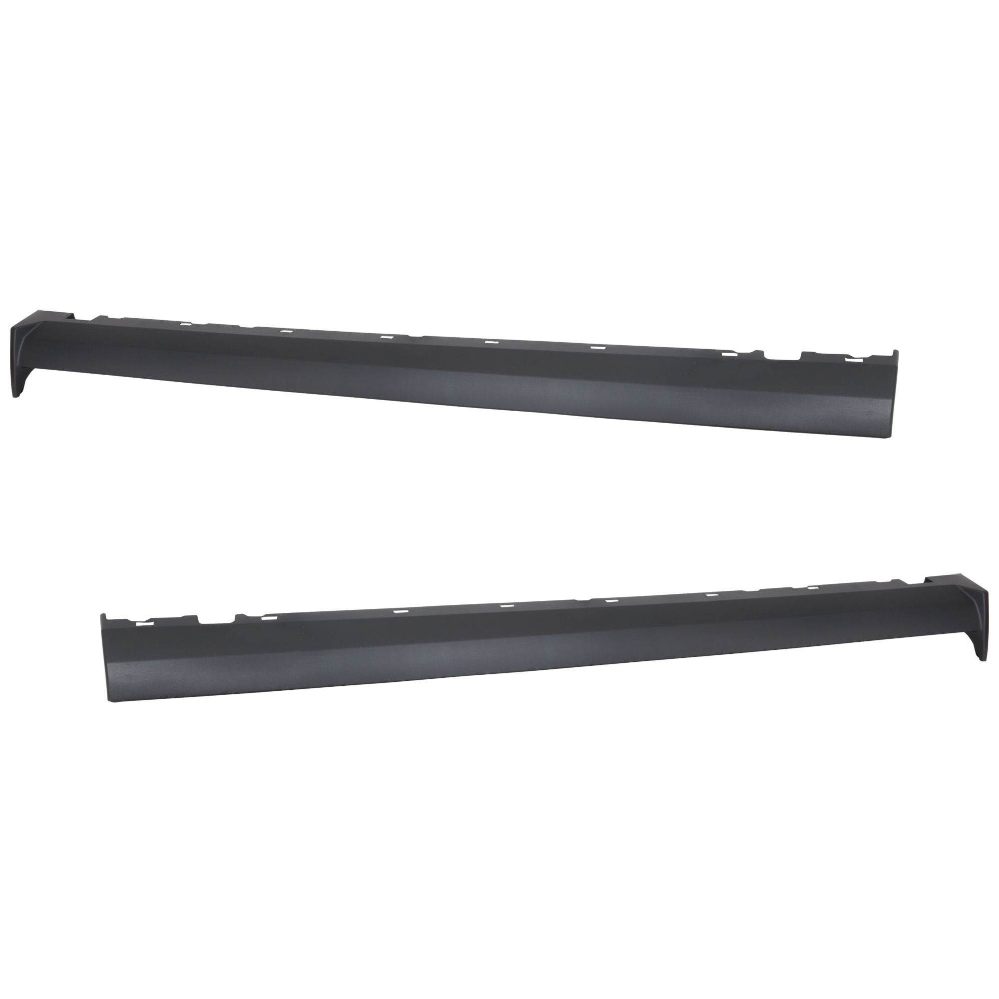 AM MUSTANG 05-09 ROCKER PANEL MOLDING RH AND LH Textured Black Deluxe Premium Shelby GT500 Models SKU SET RF43120003 Partslink FO1607103 FO1606103 OEM 6R3Z6310176AA 6R3Z6310177AA