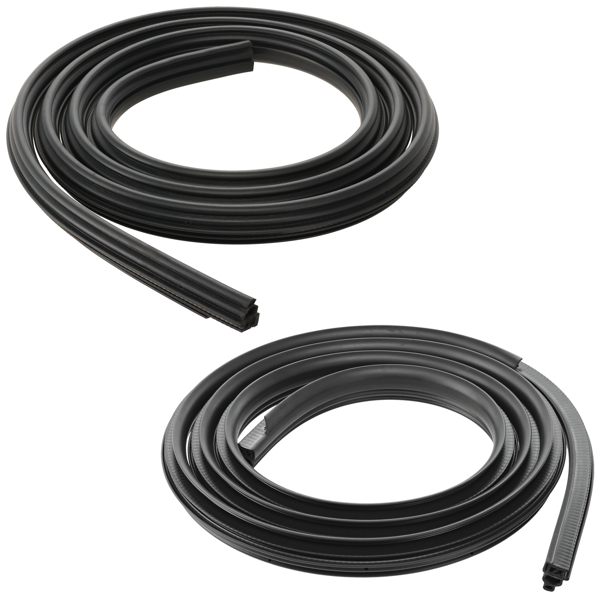 AM F 150-04-08 MARK LT 06-08 FRONT DOOR WEATHERSTRIP RH AND LH Door Opening On Body Crew Cab SKU SET RF45010005 Partslink FO1391175 OEM 7L3Z1620708A 7L3Z1620709A