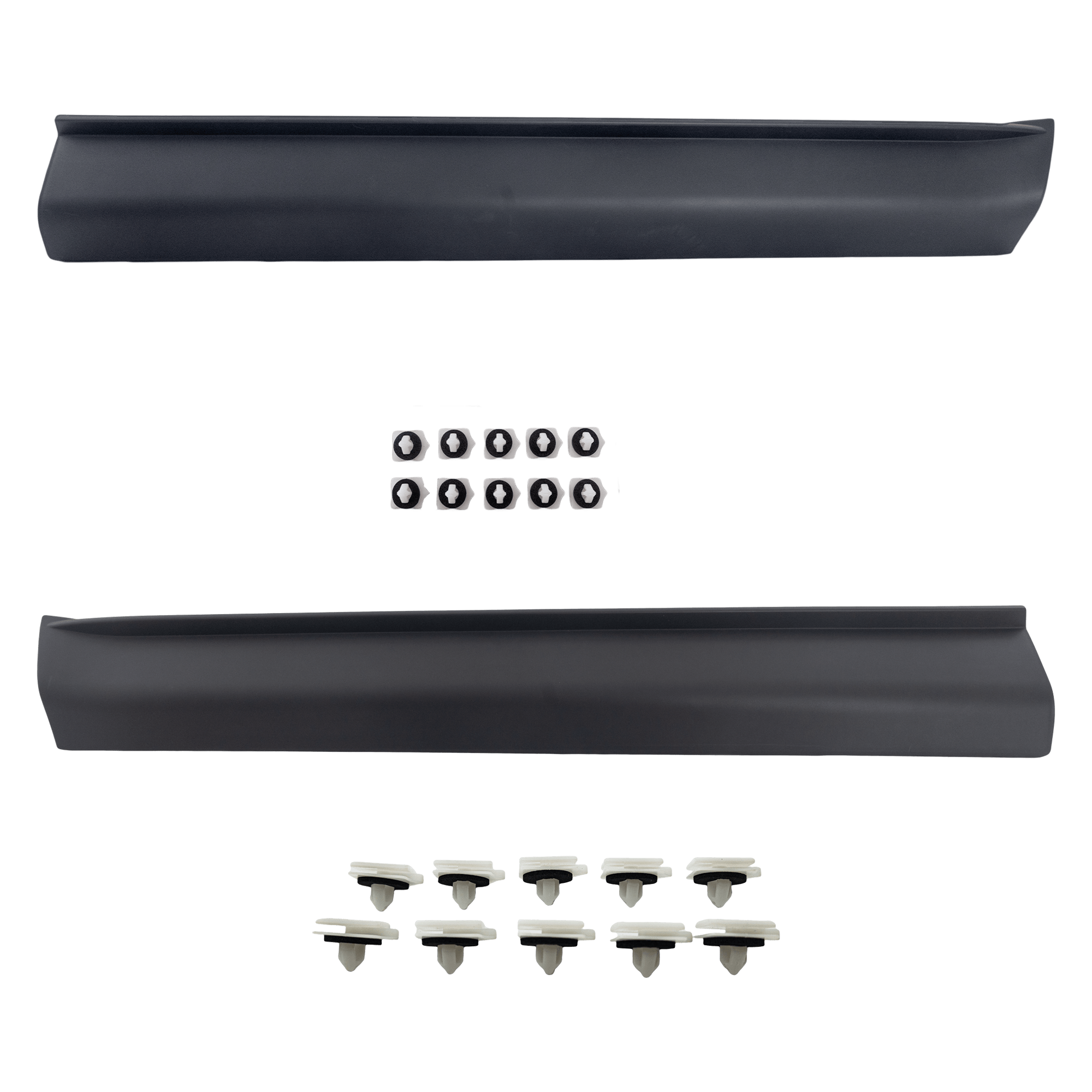 AM EDGE 07-14 MKX 07-10 FRONT DOOR MOLDING RH AND LH Lower Textured Black SE SEL Limited Models SKU SET RF46170001 Partslink FO1304109 FO1305109 OEM 7T4Z7820878BA 7T4Z7820879BA
