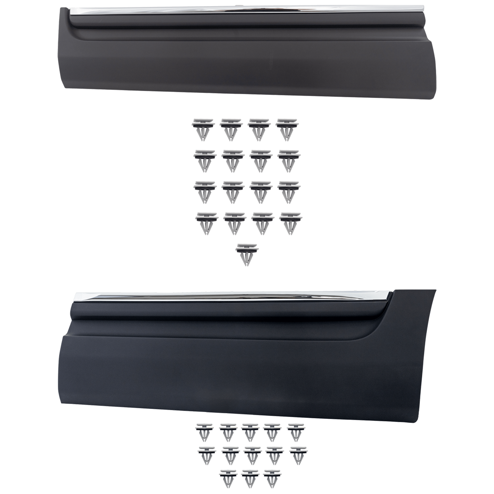 AM EXPLORER 11-15 FRONT AND REAR DOOR MOLDING LH Textured SKU SET RF46170004 B