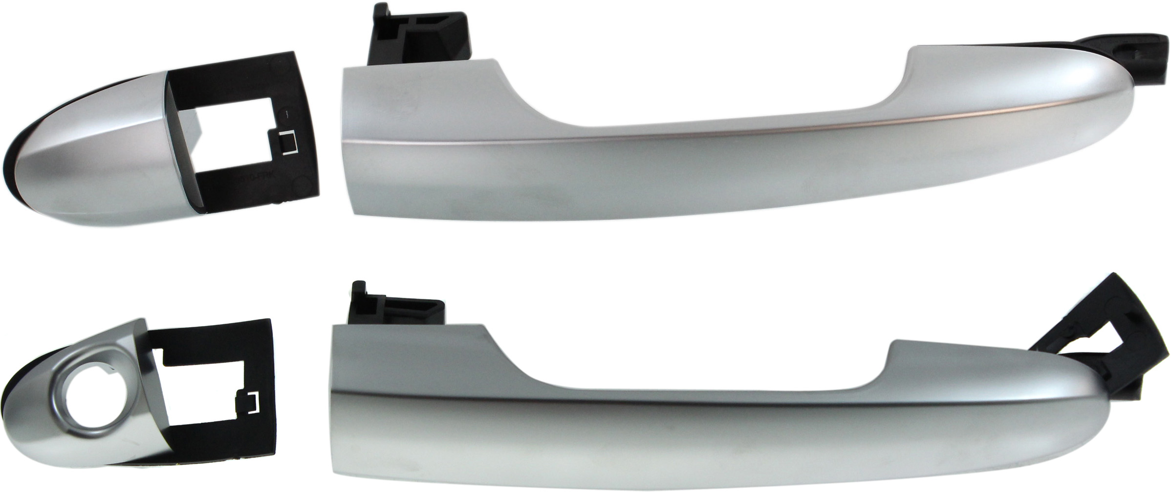 AM FIAT 500L 14-16 FRONT DOOR HANDLE RH AND LH Outside Silver w o Key hole Trekking Urbana Trekking Model SKU SET RF46210015K OEM 5RR42SZVAA 5RR43SZVAA PFM