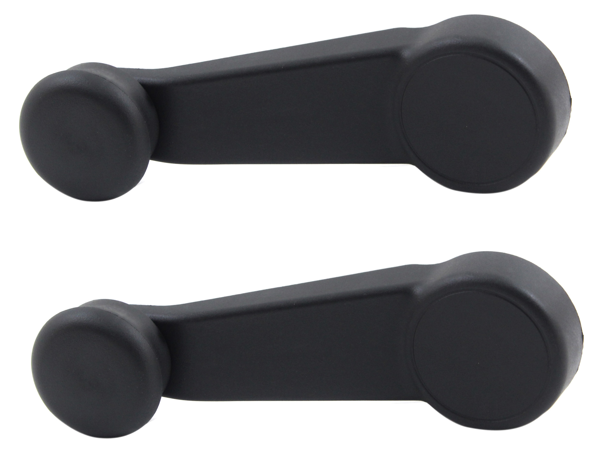 AM FIESTA TRANSIT CONNECT 10-13 WINDOW CRANK RH and LH Textured Black SKU SET RF46320002-2 OEM 2T1Z6123342AA