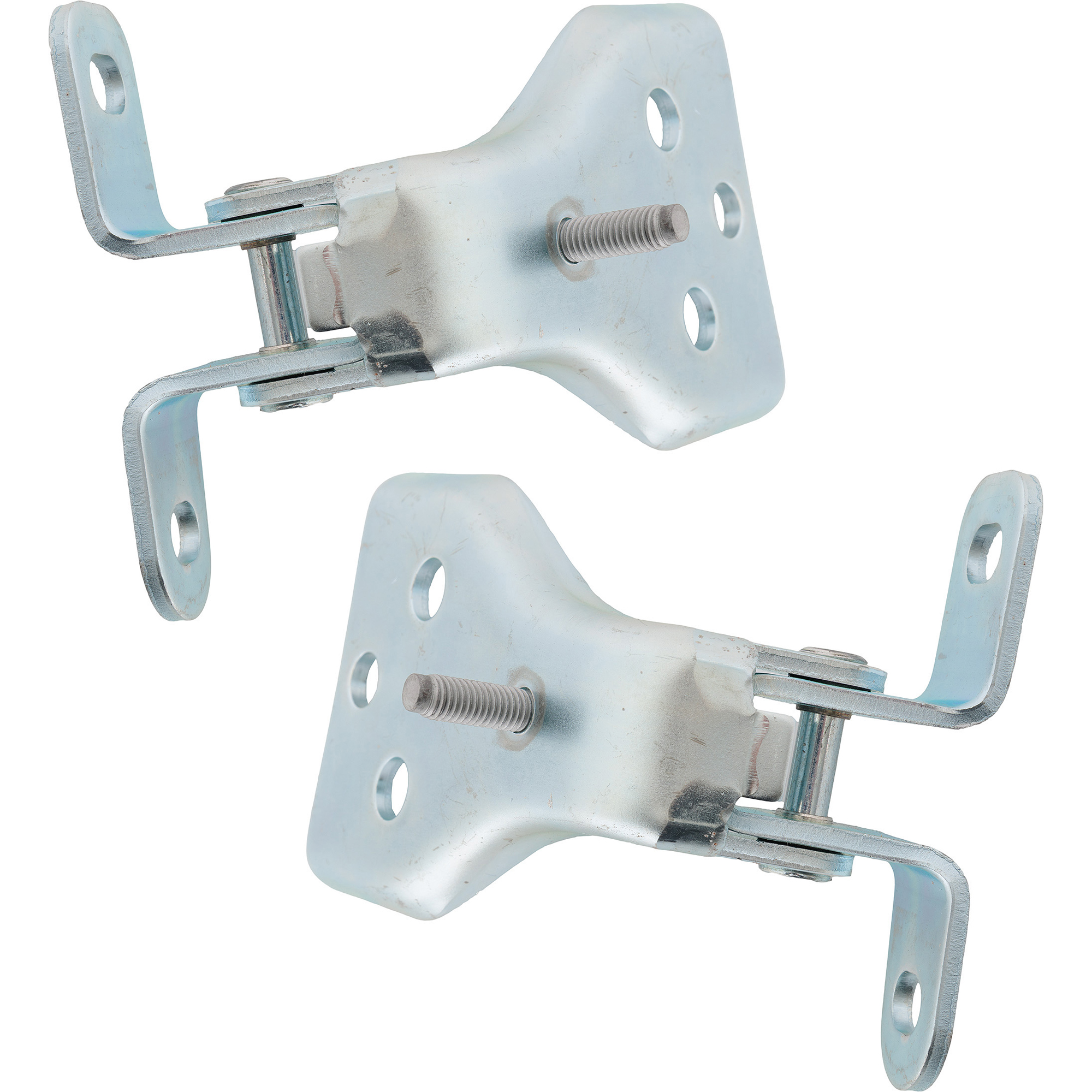 AM F 150-04-14 MARK LT 06-08 FRONT DOOR HINGE RH AND LH Lower SKU SET RF46390003 Partslink FO1360104 FO1361104 OEM 6L3Z1522810AA 6L3Z1522811AA