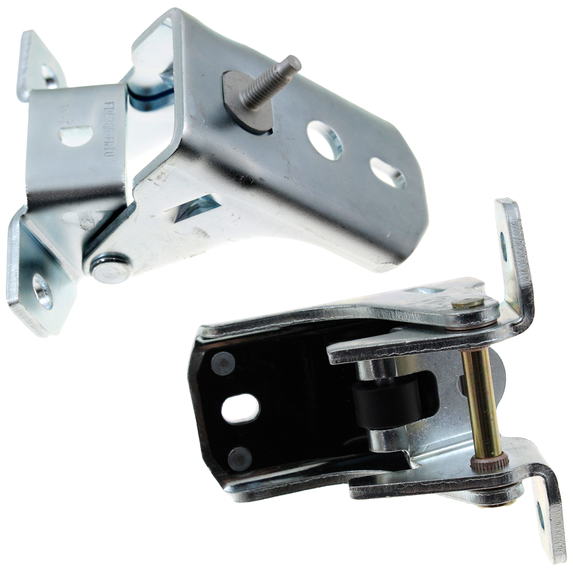 AM CROWN VICTORIA TOWN CAR GRAND MARQUIS 98-11 FRONT DOOR HINGE RH=LH Upper and Lower Set of 2 SKU SET RF46420002 Partslink FO1360106 OEM 6W1Z5422800A 6W1Z5422810A