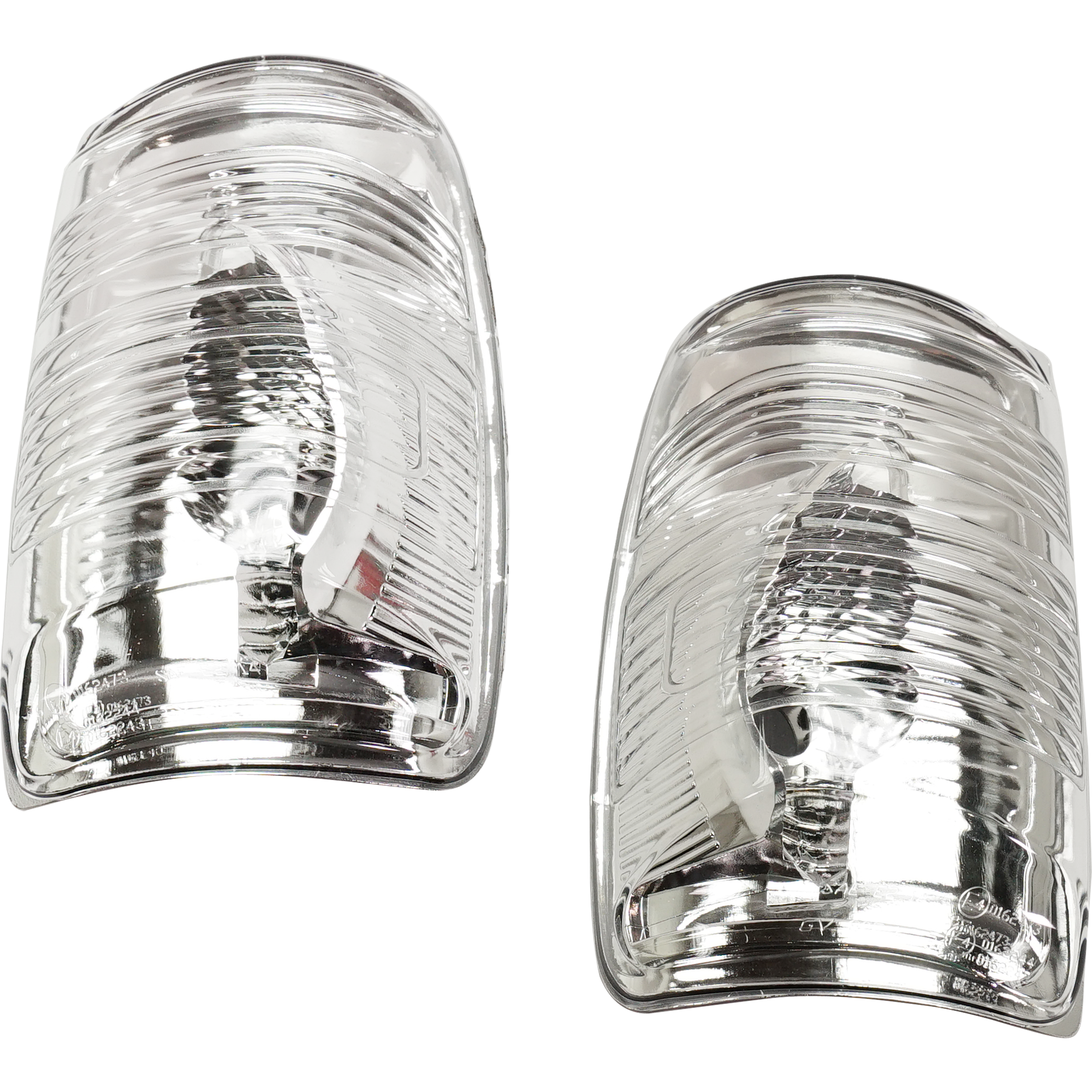 AM TRANSIT VAN 15-22 MIRROR SIGNAL LAMP RH AND LH Lens and Housing SKU SET RF47150002 Partslink FO1329102 FO1328102 OEM BK3Z13B374D BK3Z13B375D