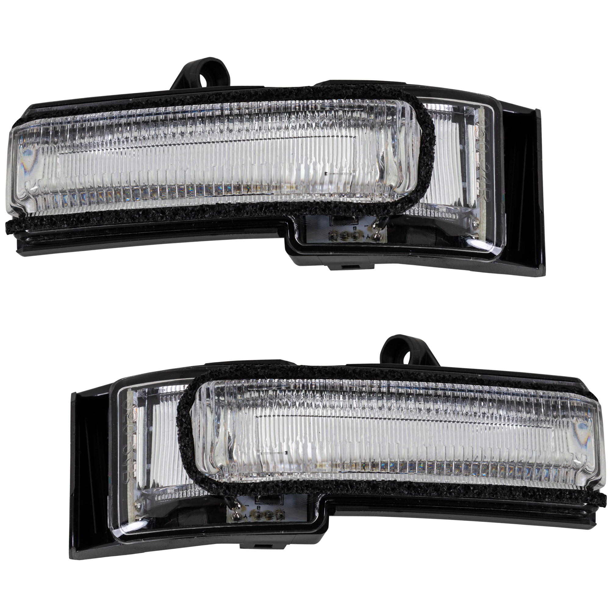 AM F 150-15-20 MIRROR SIGNAL LAMP RH AND LH w o Spot Light SKU SET RF47150009 Partslink FO1329105 FO1328105 OEM FL3Z13B374AA FL3Z13B375AA