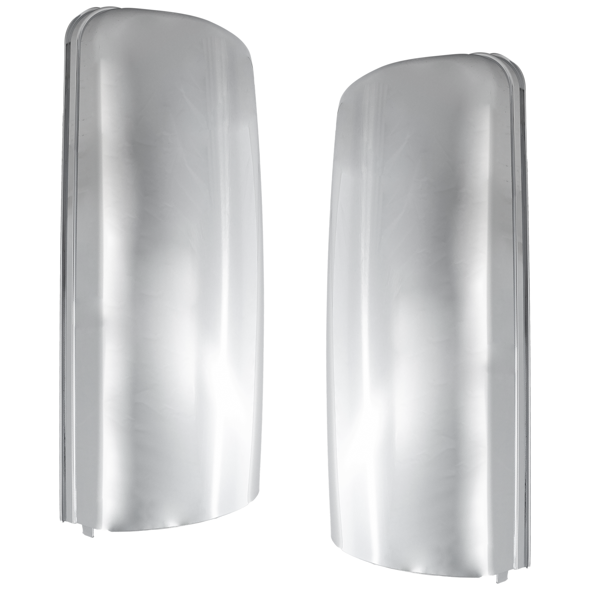 AM FREIGHTLINER CASCADIA 08-15 MIRROR COVER RH AND LH Chrome SKU SET RF47170003 HD OEM Heavy Duty