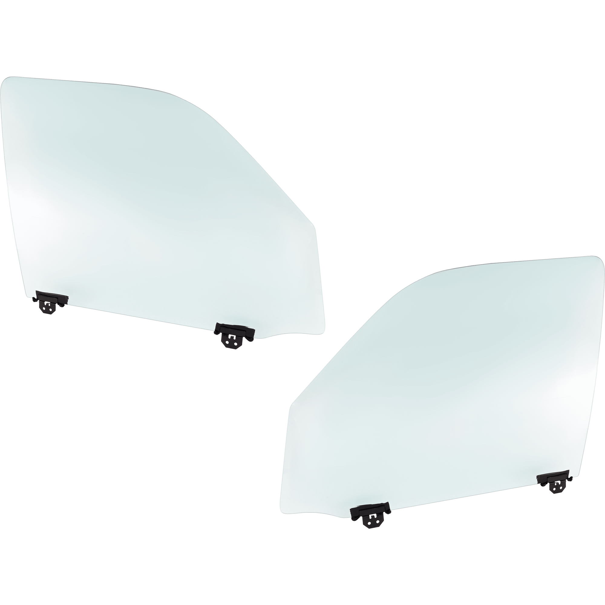 AM FORD EXPLORER 91-94 FRONT DOOR GLASS RH AND LH Green Tint w Clip 4 Door SKU SET RF48010003 OEM F1TZ7821410A F1TZ7821411A