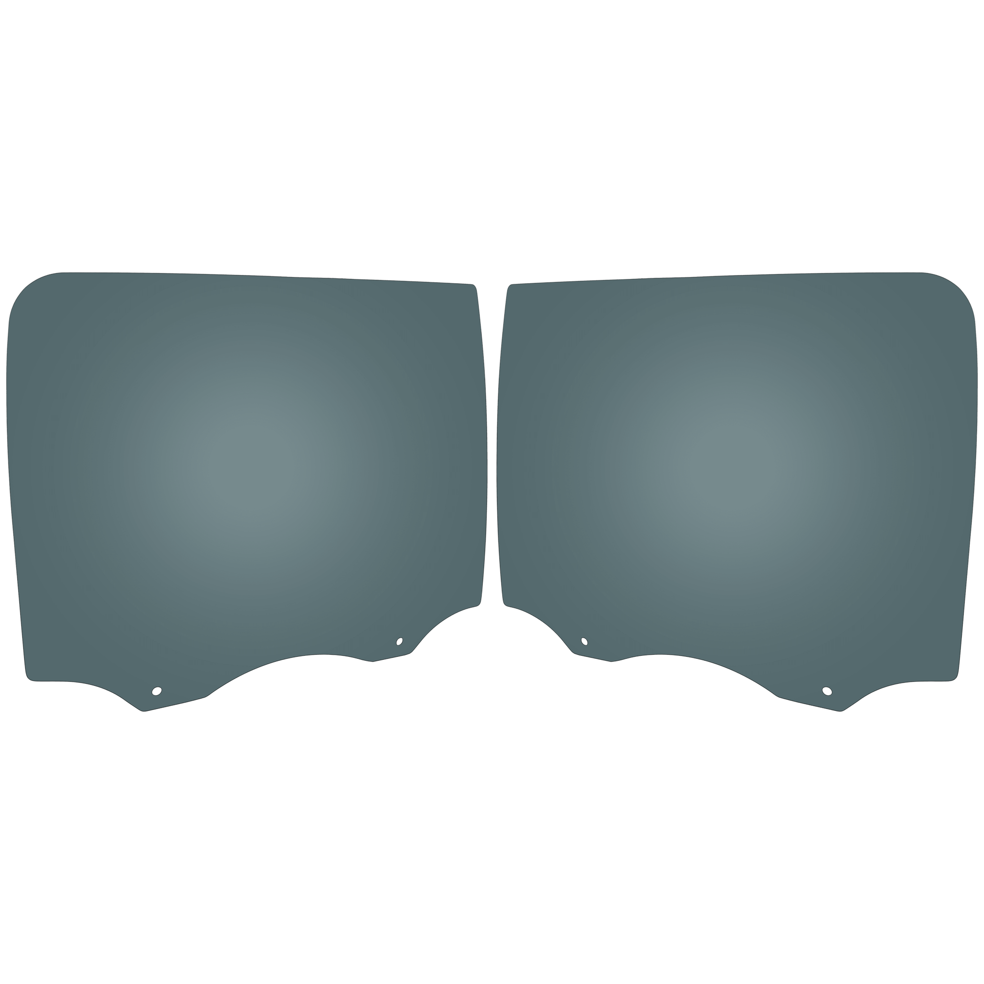 AM FORD SUPER DUTY 15-23 REAR DOOR GLASS RH AND LH Gray Tint Privacy w Solar Platinum Limited Model Crew Cab SKU SET RF48130035 OEM FL3Z1625712F FL3Z1625713F