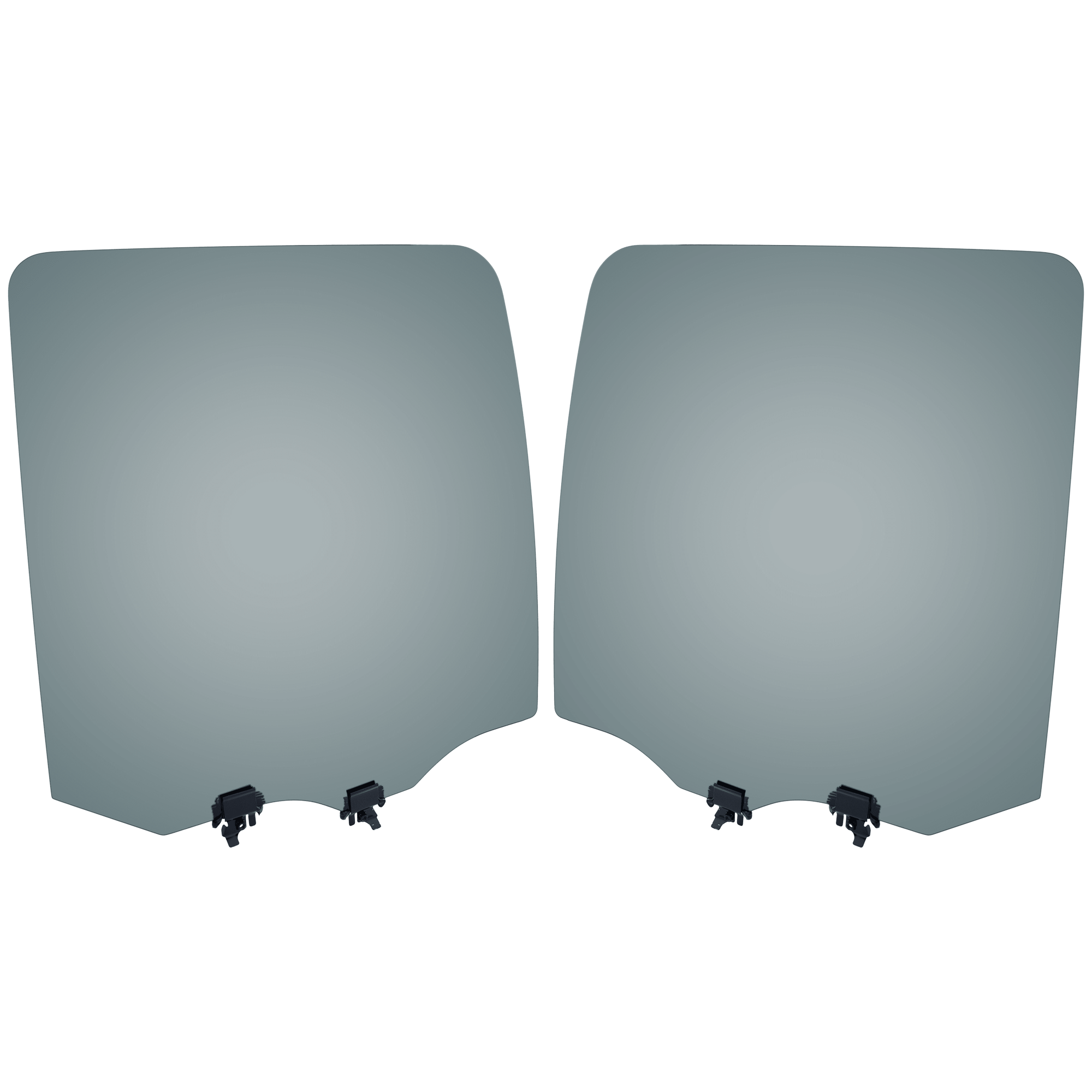 AM FORD F SERIES SUPER DUTY 13-22 REAR DOOR GLASS RH AND LH Gray Tint Privacy w Solar Clip 4 Door SKU SET RF48130043 OEM CC3Z2625712B CC3Z2625713B
