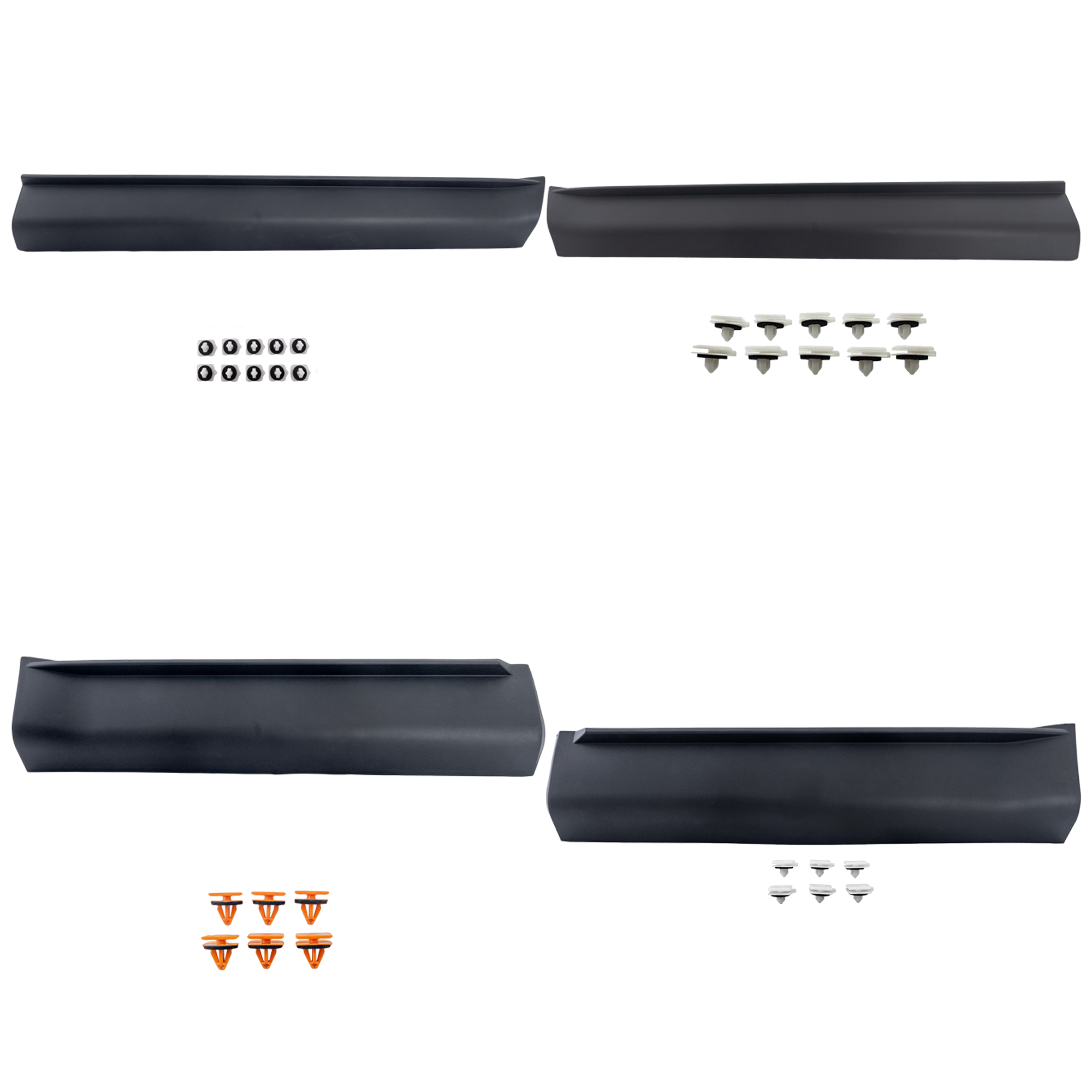 AM EDGE 07-14 MKX 07-10 FRONT AND REAR DOOR MOLDING RH AND LH Lower Textured Black SKU SET RF49090001-4