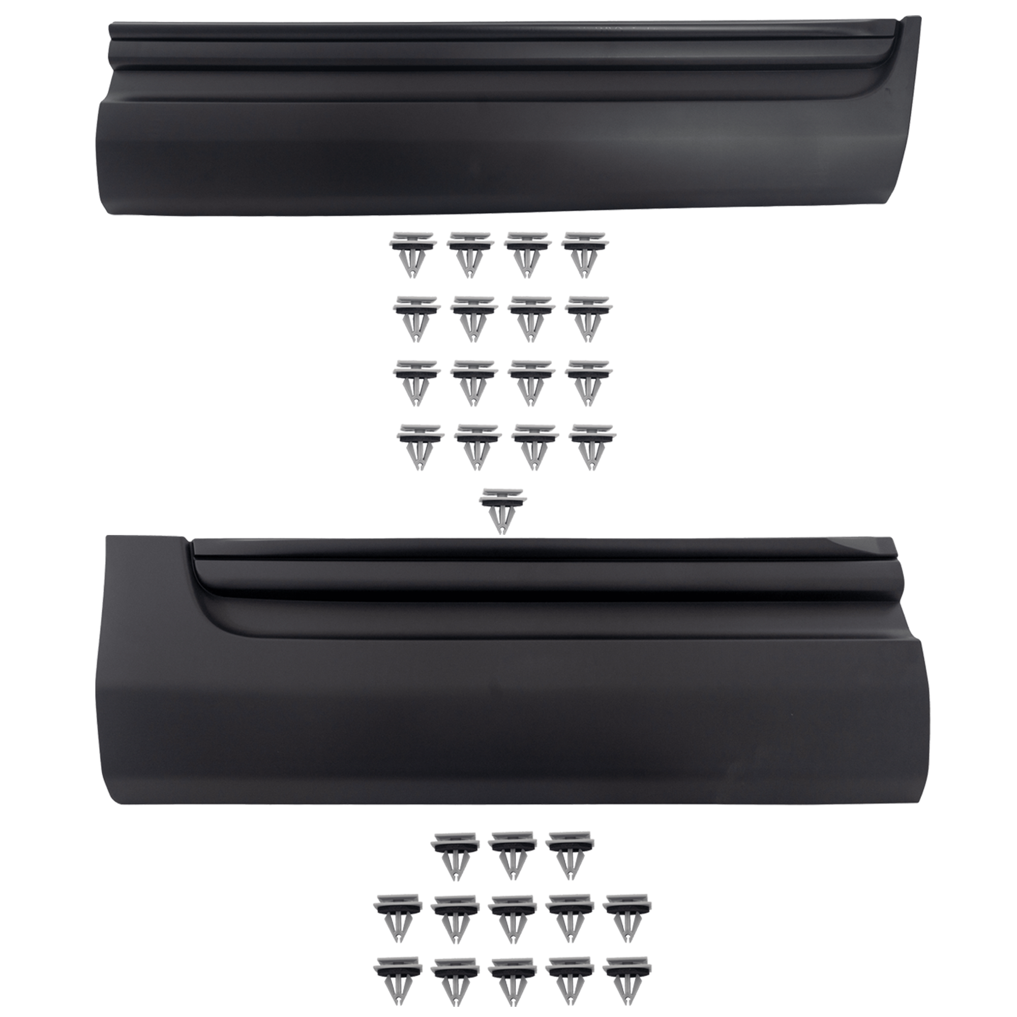 AM EXPLORER 11-15 POLICE INTERCEPTOR UTILITY 13-15 FRONT AND REAR DOOR MOLDING RH Textured SKU SET RF49090005 B