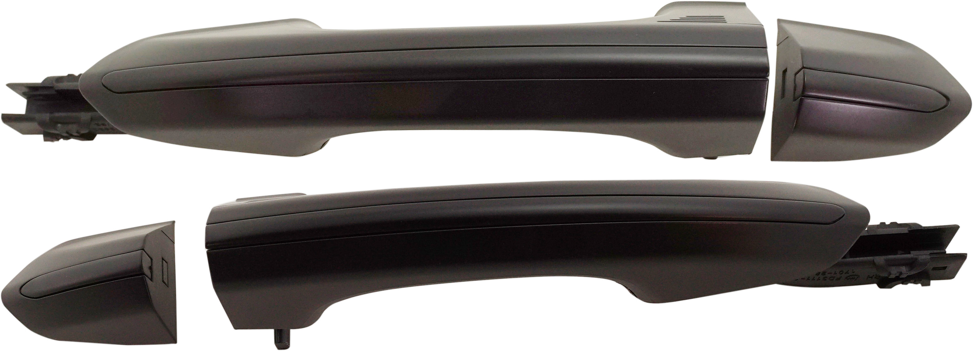 AM FUSION 13-20 EDGE 15-18 FRONT DOOR HANDLE RH AND LH Outside Primed Black w o Keyhole and Push Button Start =REAR SKU SET RF49130007K OEM DS7Z5422404AAPTM DS7Z5422405AA