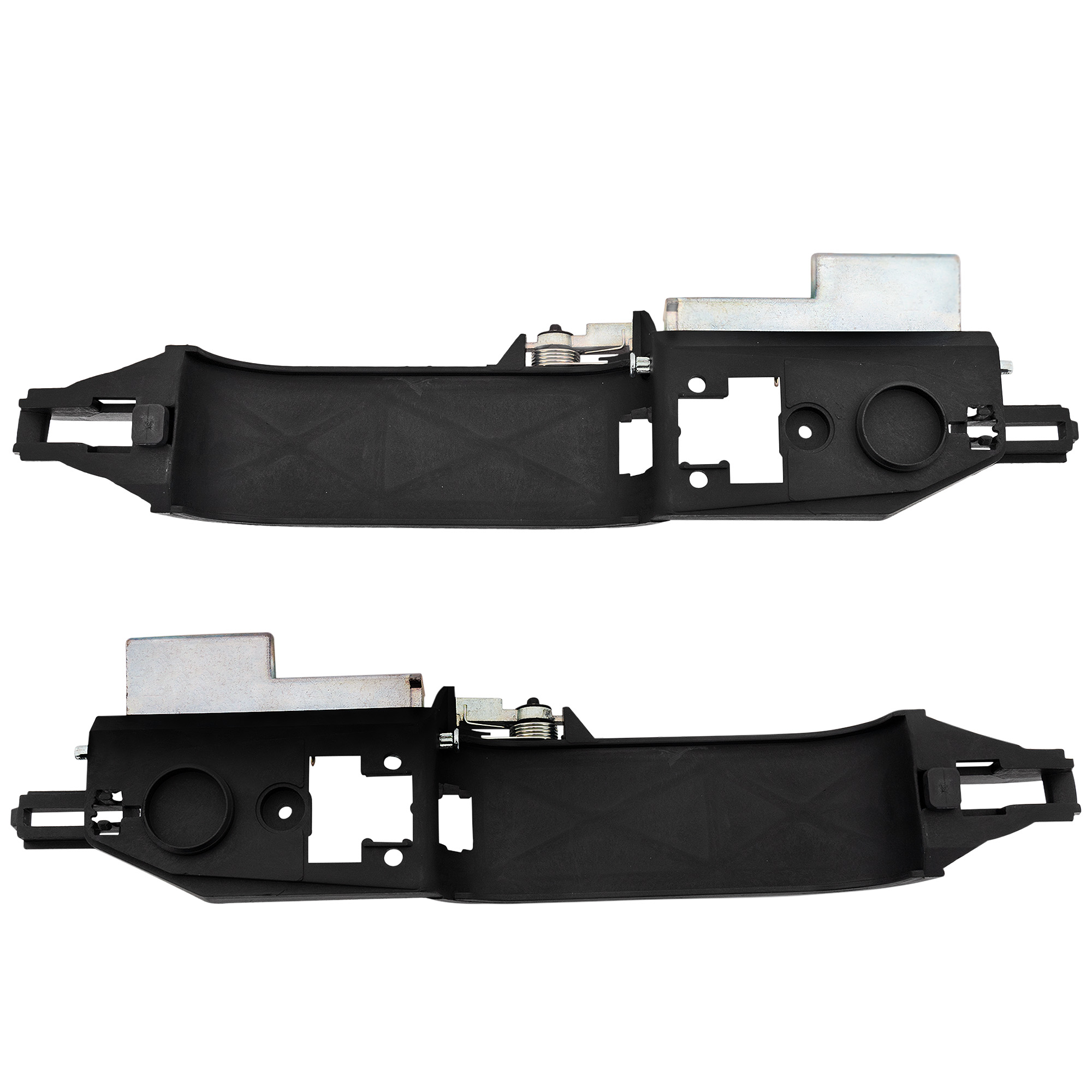 AM FOCUS 08-11 REAR EXTERIOR DOOR HANDLE RH AND LH Smooth Black Reinforcement Bracket SKU SET RF49150011 OEM 8S4Z5426684C 8S4Z5426685A