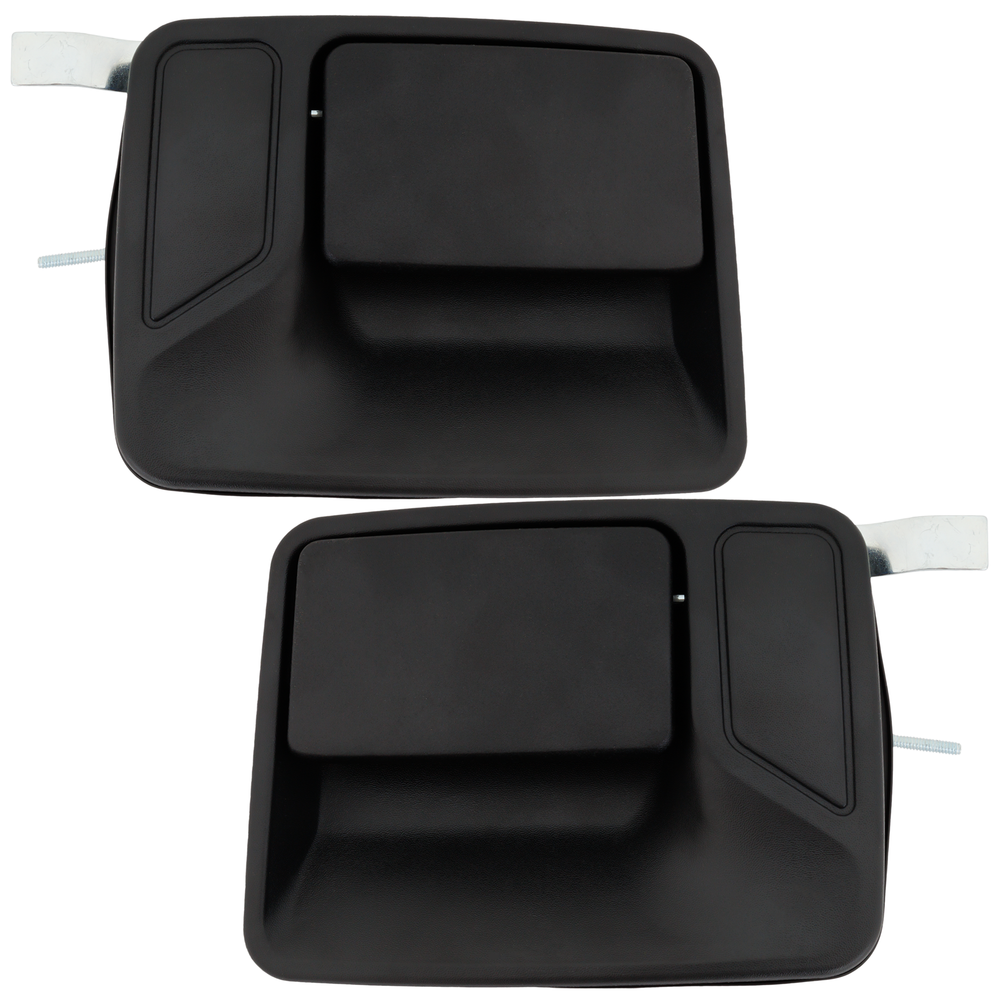 AM F SERIES SUPER DUTY 99-16 REAR EXTERIOR DOOR HANDLE RH AND LH Textured Black w o Keyhole SKU SET RF49150025K OEM 7C3Z2522600-7C3Z2522601