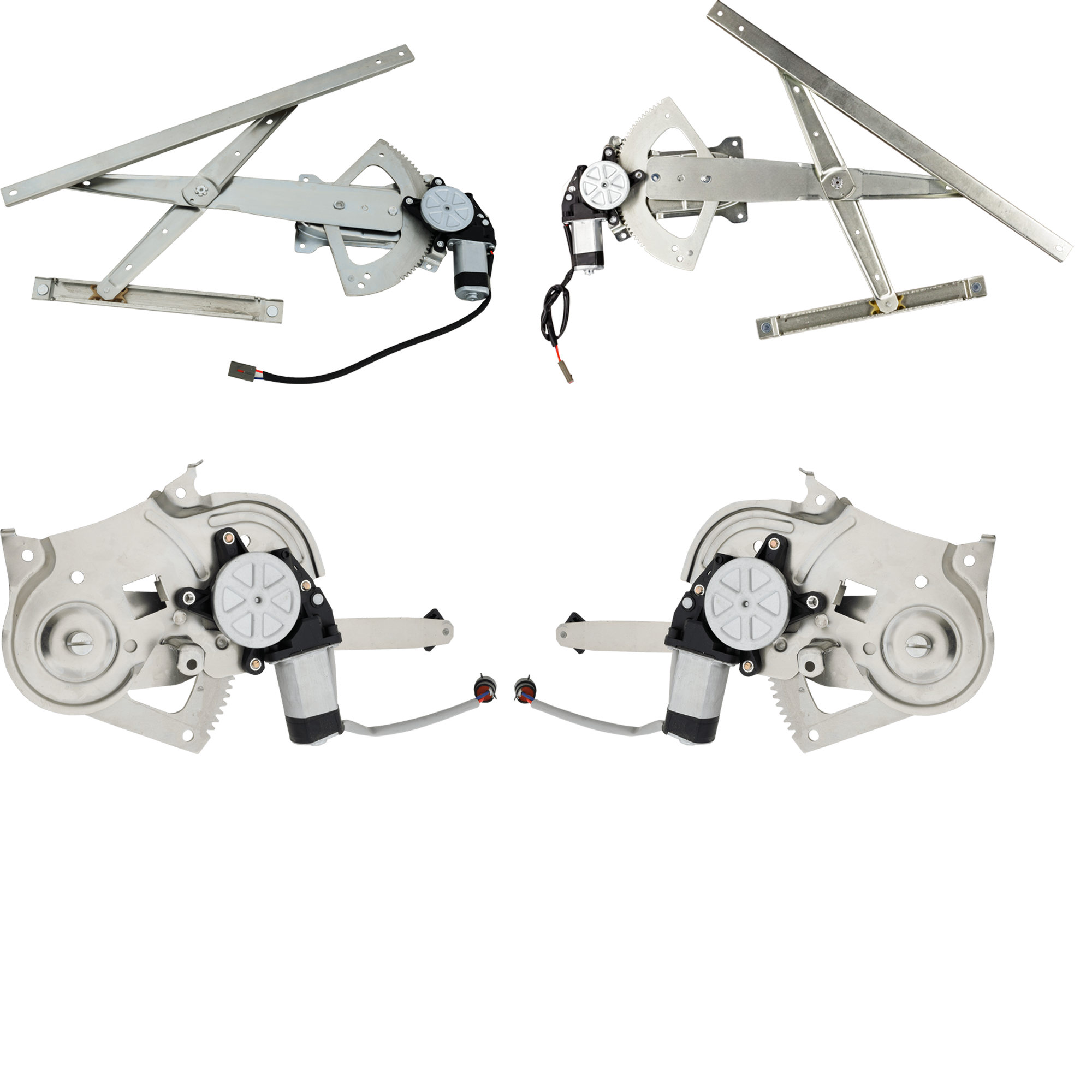 AM EXPLORER 95-01 EXPLORER SPORT TRAC 01-05 FRONT AND REAR WINDOW REGULATOR RH AND LH Power w Motor SKU SET RF49170045-4 Partslink FO1350157 FO1351157 FO1550135 FO1551135 OEM 3L2Z7823208AA PFM 3L2Z7823209A