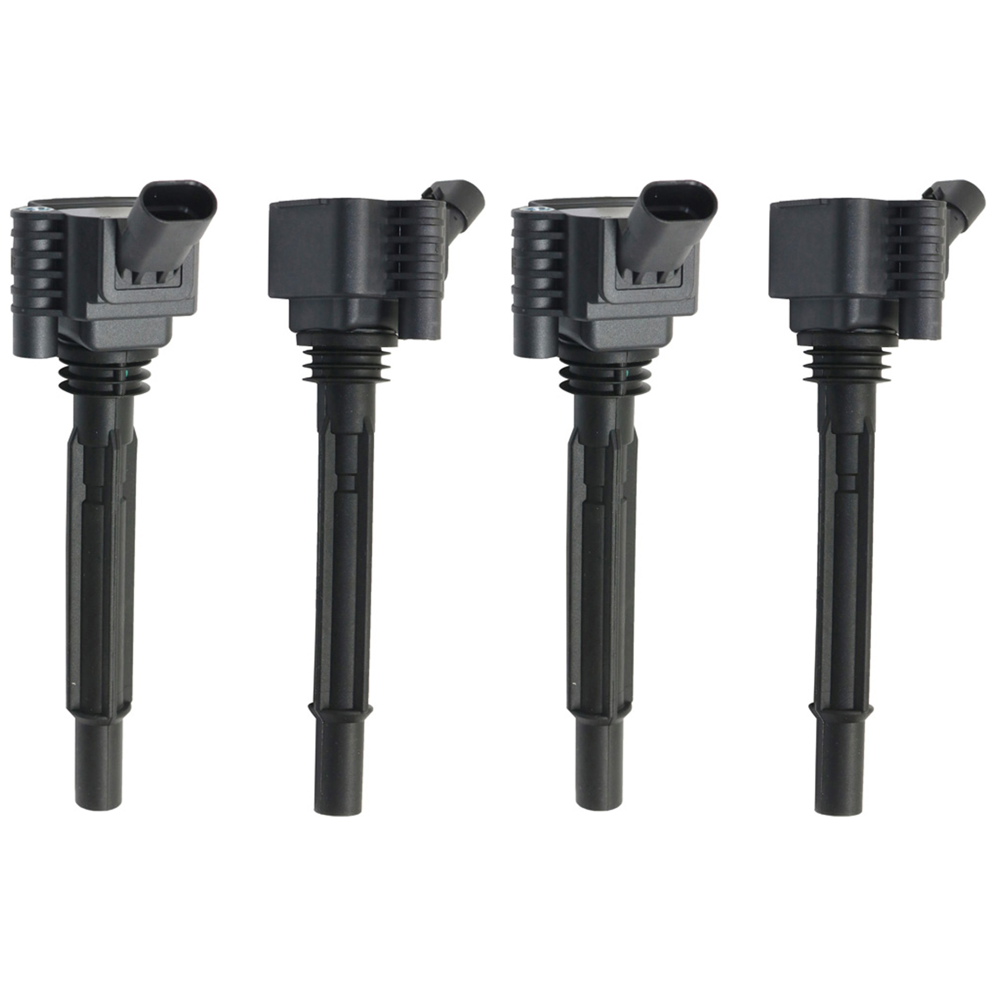 AM FIAT 500-12-17 DART 13-16 IGNITION COIL 4 Cyl 1.4L eng. 3 Male Blade type Terminals Set of 4 SKU SET RF50460001-4 OEM 68081914AC