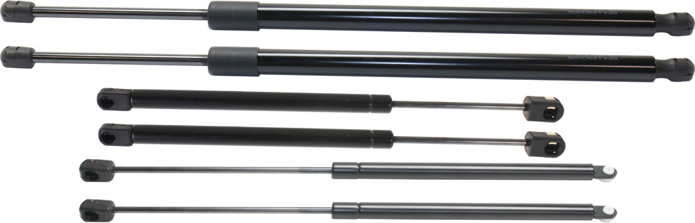 AM EXPEDITION 97-02 LIFT SUPPORT RH AND LH Set of 3 SKU SET RF61290005-6 Partslink FO1237105 OEM F65Z16C826AA F75Z78406A10AC F7