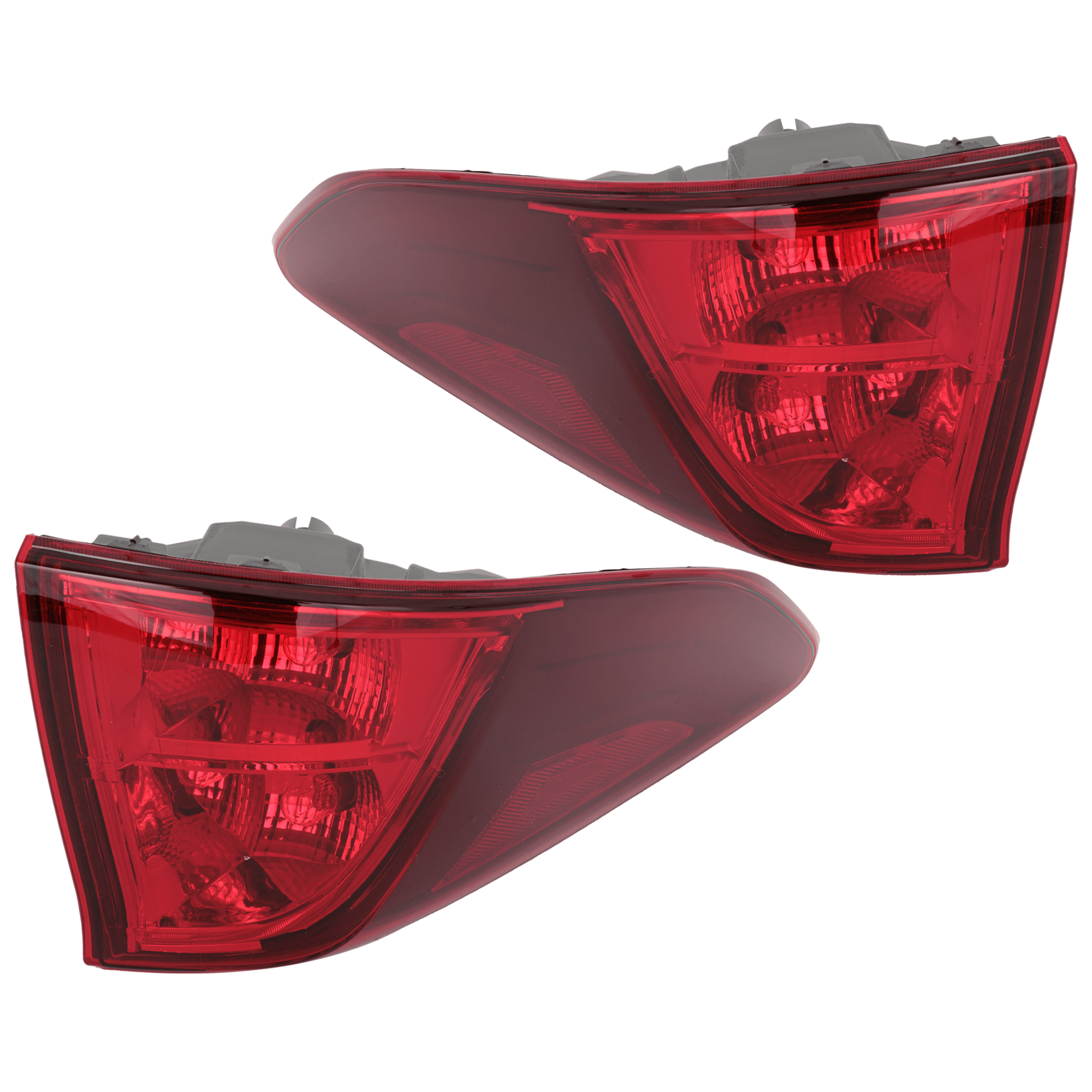 AM ECOSPORT 18-22 TAIL LAMP RH AND LH Inner Assembly Halogen S SE Titanium Models CAPA SKU SET RF73010079AQ Partslink FO2802122C FO2803122C OEM GN1Z13404K GN1Z13405R