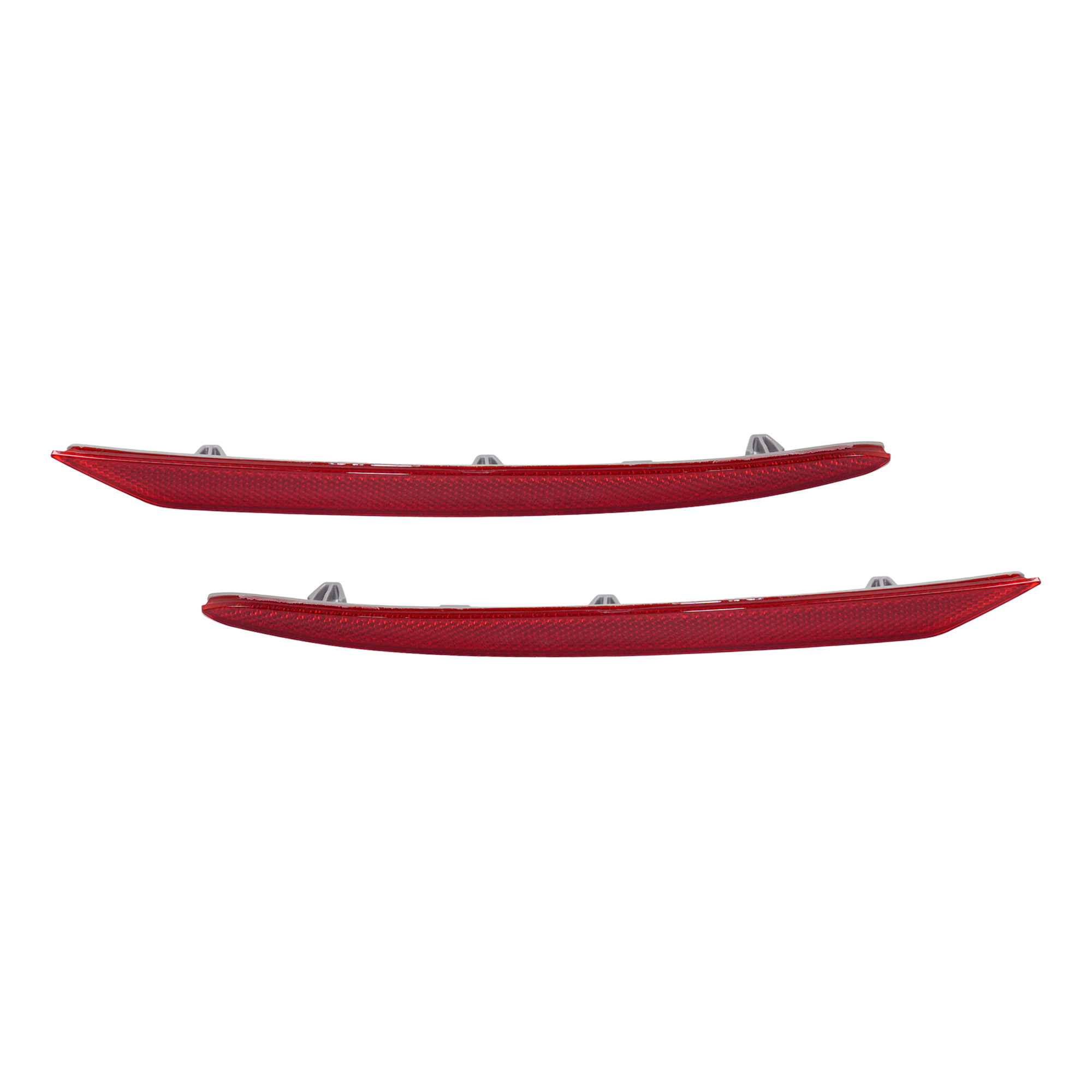 AM FUSION POLICE RESPONDER HYBRID 19-20 REAR BUMPER REFLECTOR RH AND LH SKU SET RF73490007 Partslink FO1185119 FO1184119 OEM KS7Z13A565A KS7Z13A565B