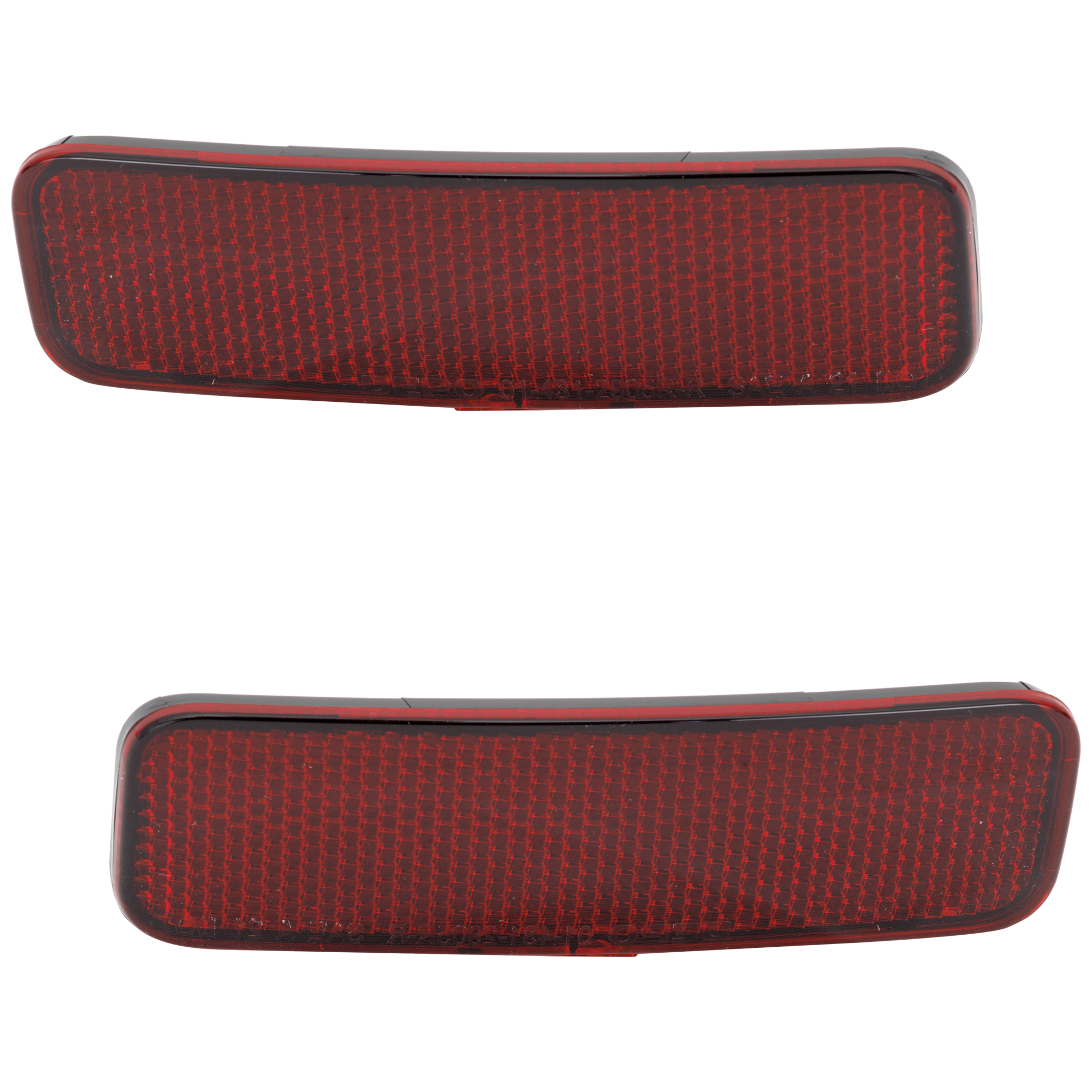 AM BRONCO SPORT 21-24 REAR BUMPER REFLECTOR RH AND LH SKU SET RF73490009U Partslink FO1185123 FO1184123 OEM M1PZ13A565A M1PZ13A565B