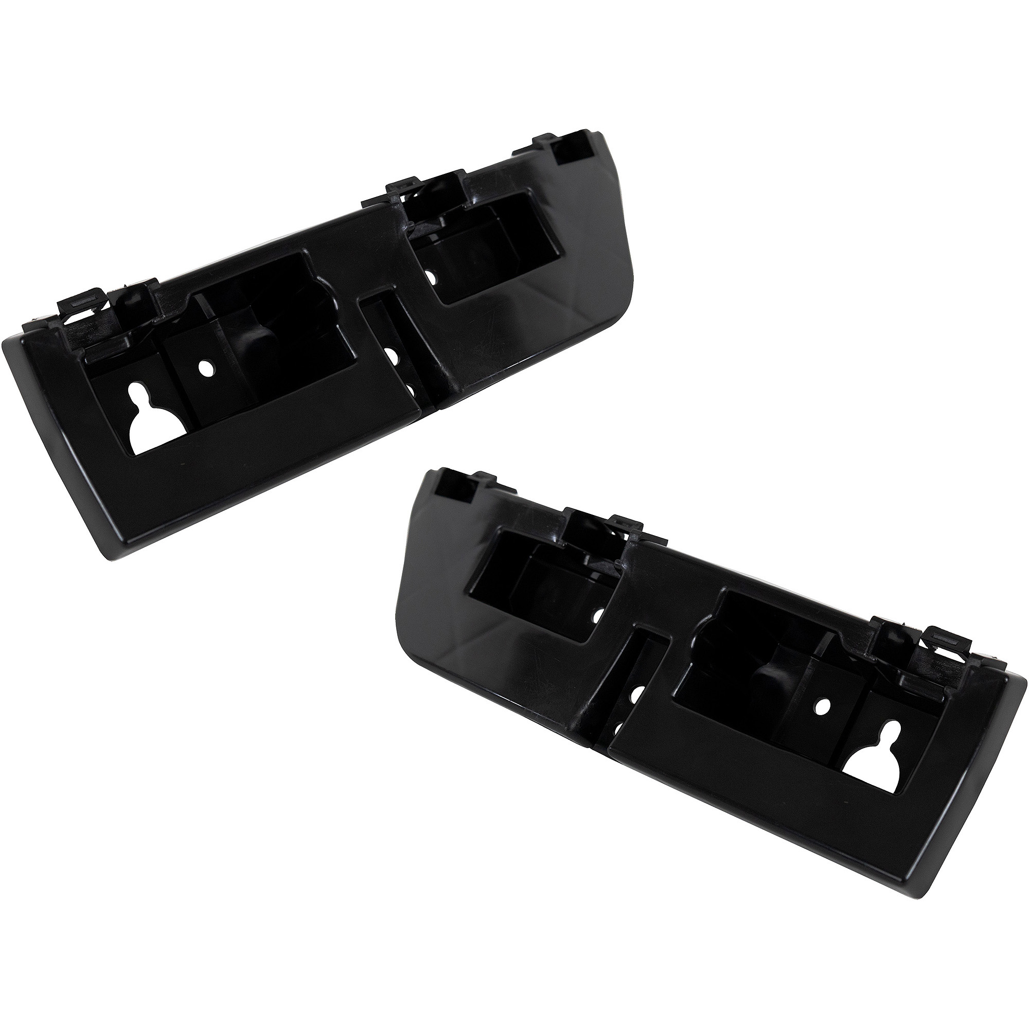 AM EDGE 15-18 REAR BUMPER BRACKET RH AND LH Assembly Upper Plastic SKU SET RF76260007 Partslink FO1143145 FO1142145 OEM FT4Z17D942A FT4Z17D943A