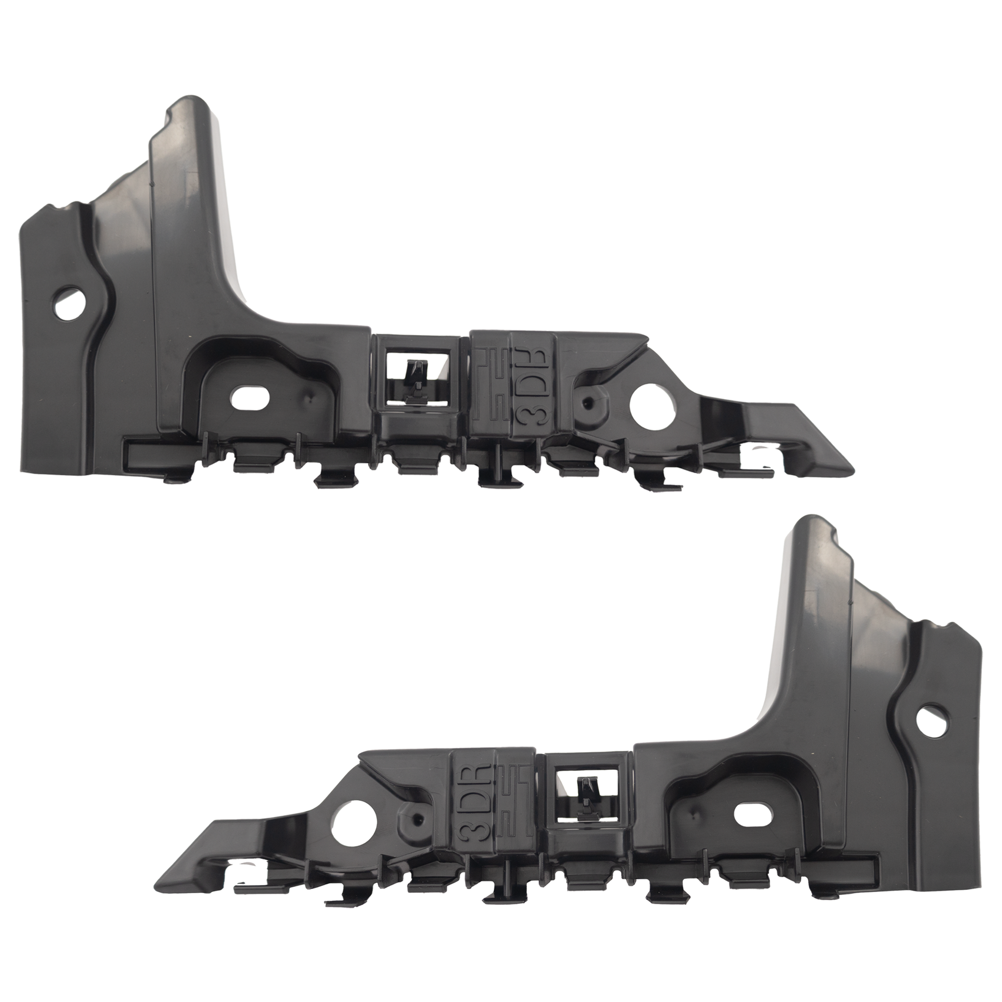 AM BRONCO 21-24 REAR BUMPER BRACKET RH AND LH Extension 2 Door Steel Bumper Molded Bumper Base Big Bend Black Diamond Outer Banks Models SKU SET RF76260059 Partslink FO1162118 FO1163118 OEM M2DZ17D942B M2DZ17D943B