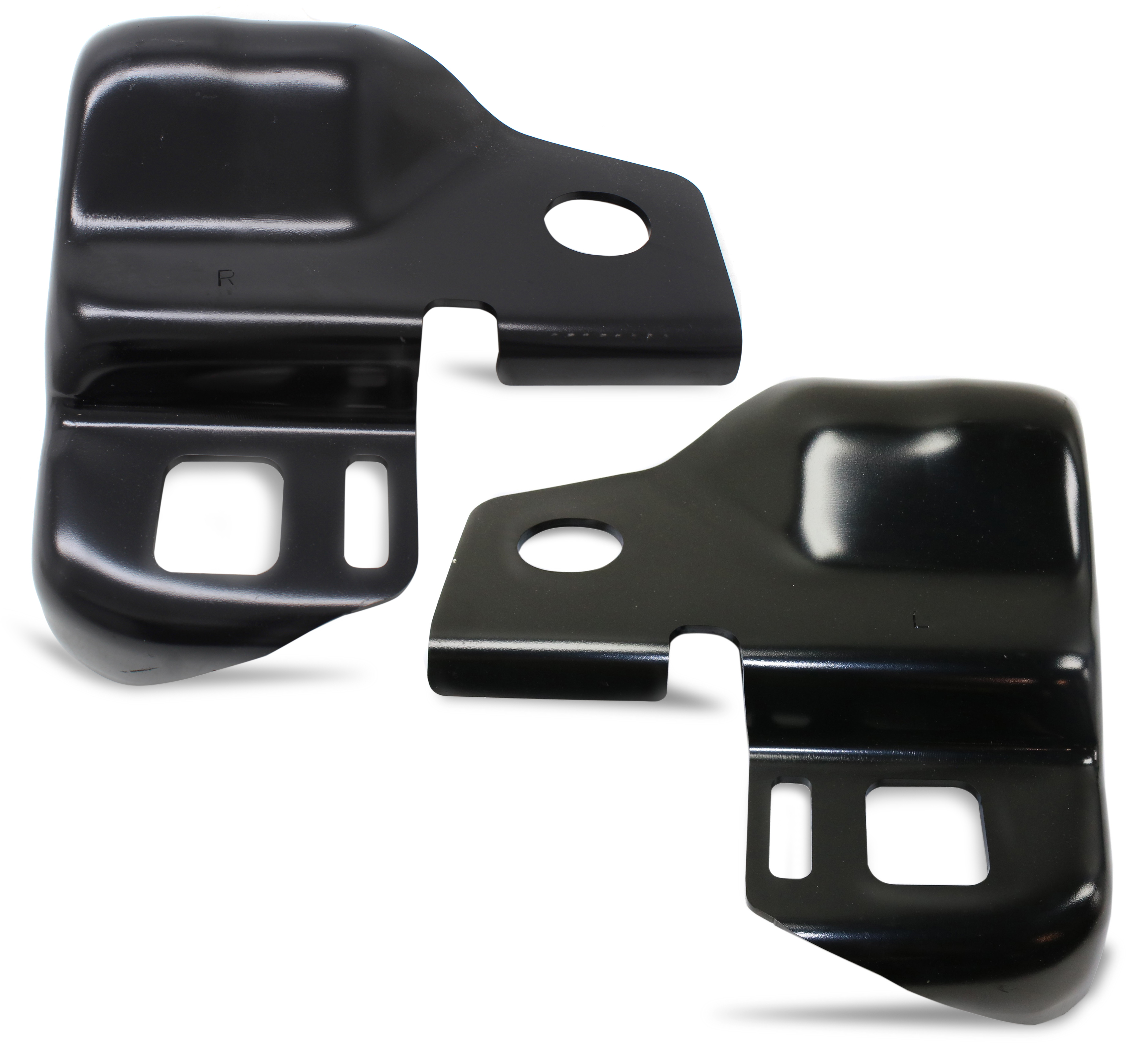 AM F 150-10-14 REAR BUMPER BRACKET RH AND LH Steel SVT Raptor Model All Cab Types SKU SET RF76270009 Partslink FO1167203 FO1166203 OEM AL3Z17787A AL3Z17788A