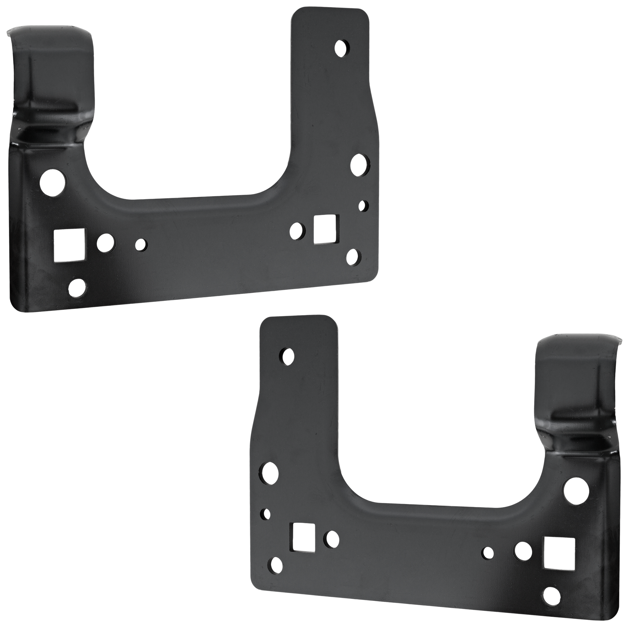 AM F 150-19-20 REAR BUMPER BRACKET RH AND LH Black Limited Model SKU SET RF76270031 Partslink FO1166206 FO1167206 OEM KL3Z17787A KL3Z17788A