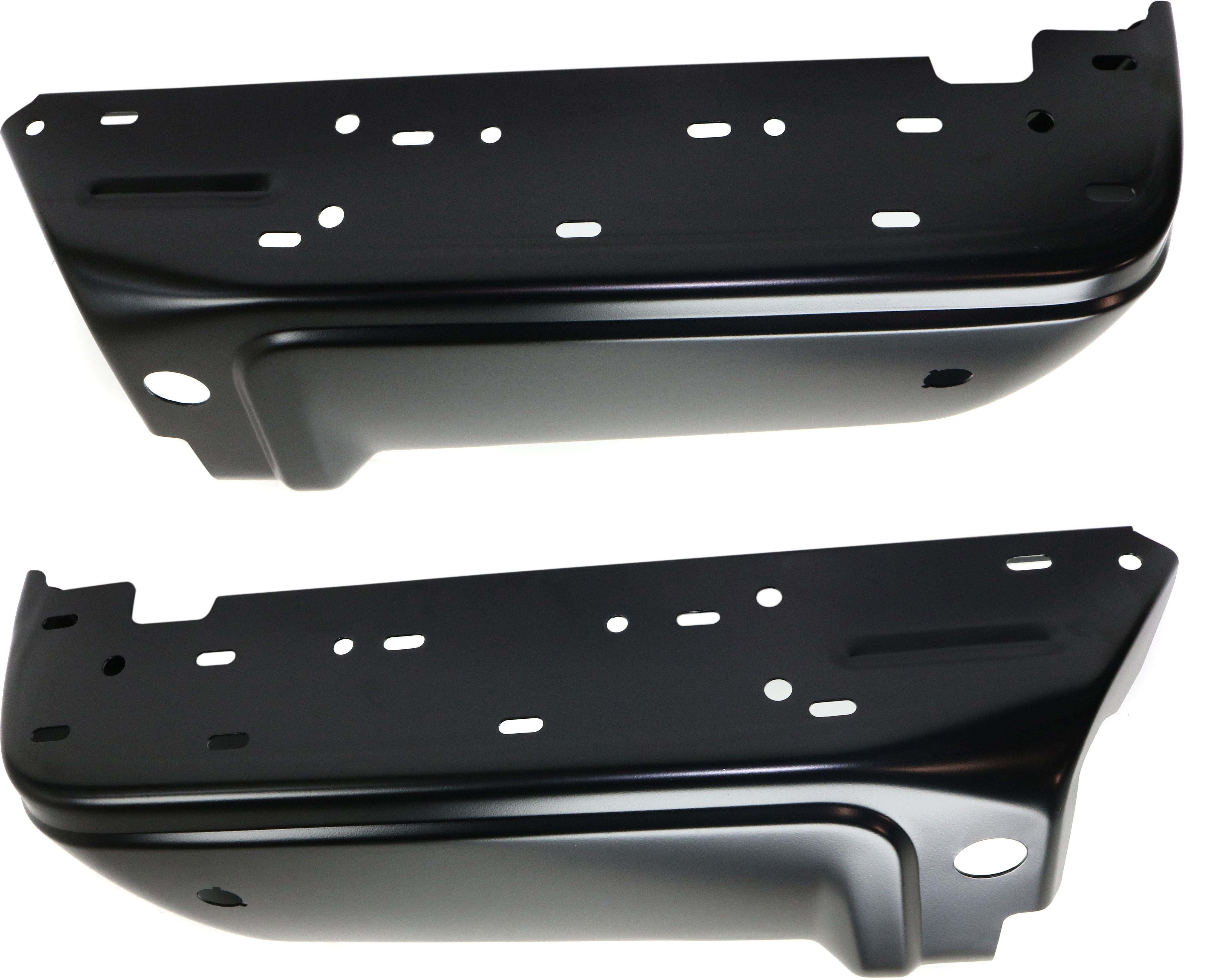 AM F SERIES SUPER DUTY 08-16 STEP BUMPER FACE BAR ONLY w o Pad w Pad Provision w o Mounting Bracket RH AND LH SKU SET RF82590007 Partslink FO1105123 FO1104123 OEM 9C3Z17906CPTM PFM