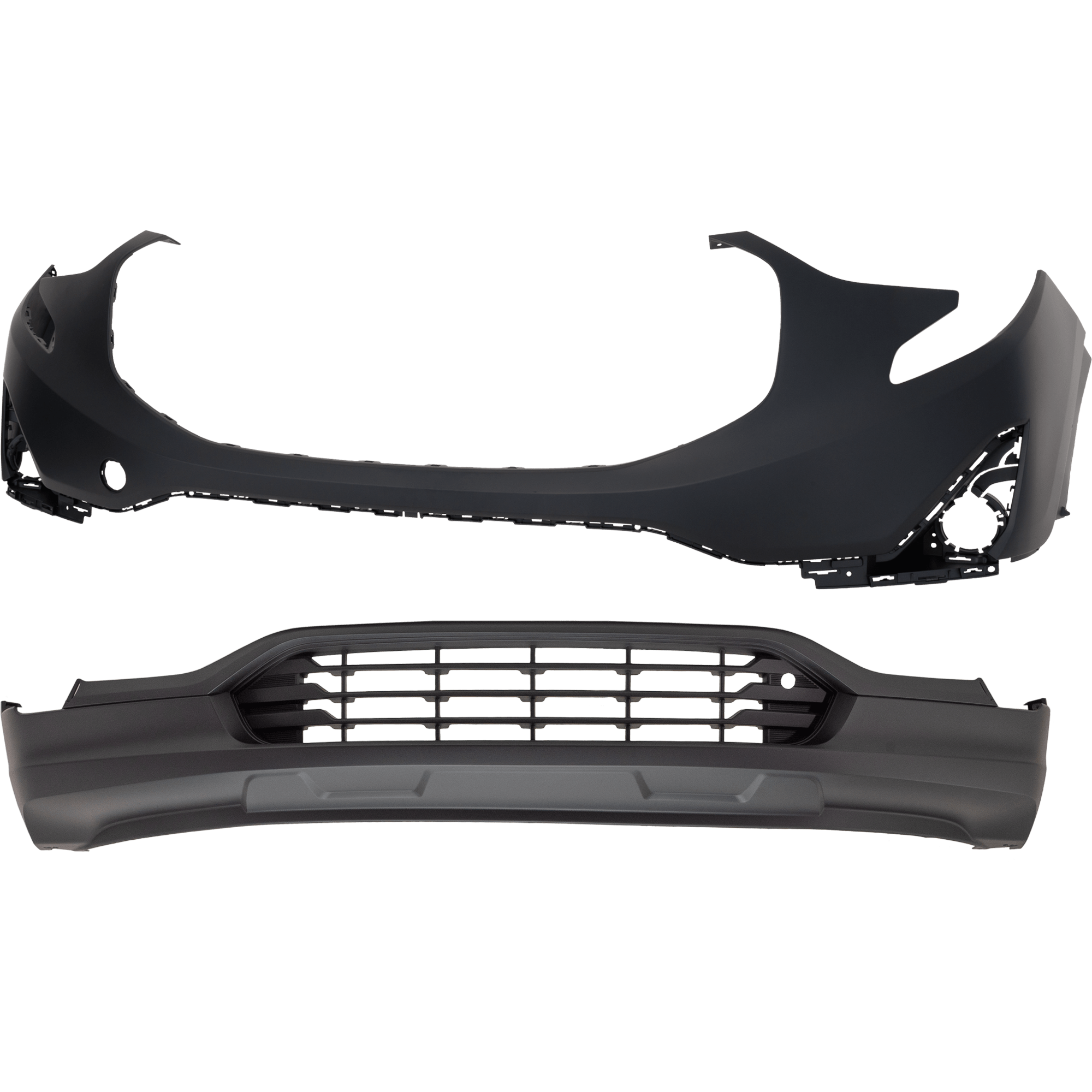 AM TERRAIN 18-21 FRONT BUMPER COVER Upper and Lower Primed w o mounting bracket s SKU SET RG01030020