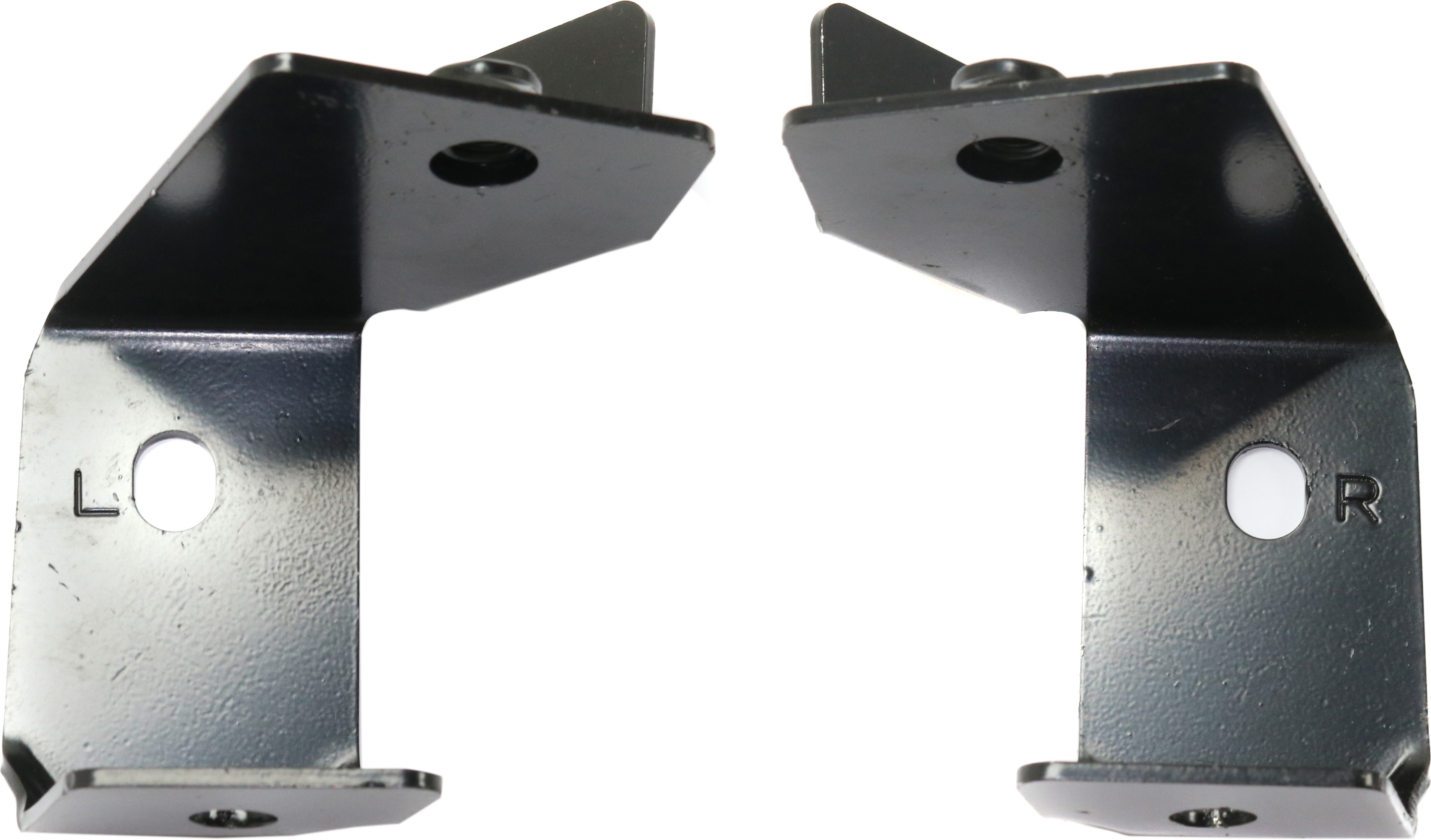 AM SIERRA 1500-16-18 FRONT BUMPER BRACKET RH AND LH Outer Mounting Bracket Includes 19 Sierra 1500 Limited SKU SET RG01310003 Partslink GM1063117 GM1062117 OEM 23381979-23381980