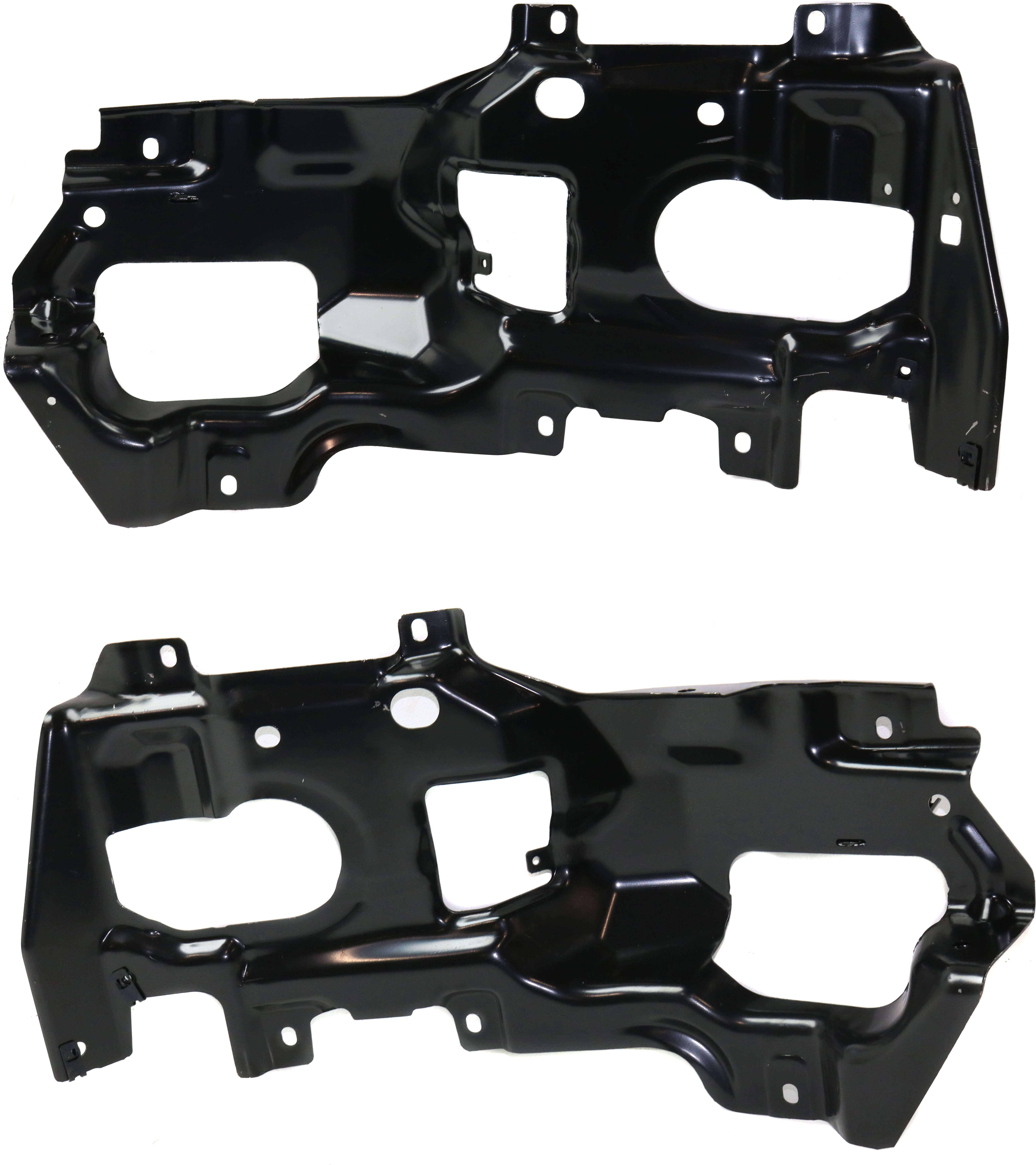 AM SIERRA 1500-16-18 FRONT BUMPER BRACKET RH AND LH Support Bracket All Cab Types Includes 19 Sierra 1500 Limited SKU SET RG01310005 Partslink GM1062116 GM1063116 OEM 23381977-23381978