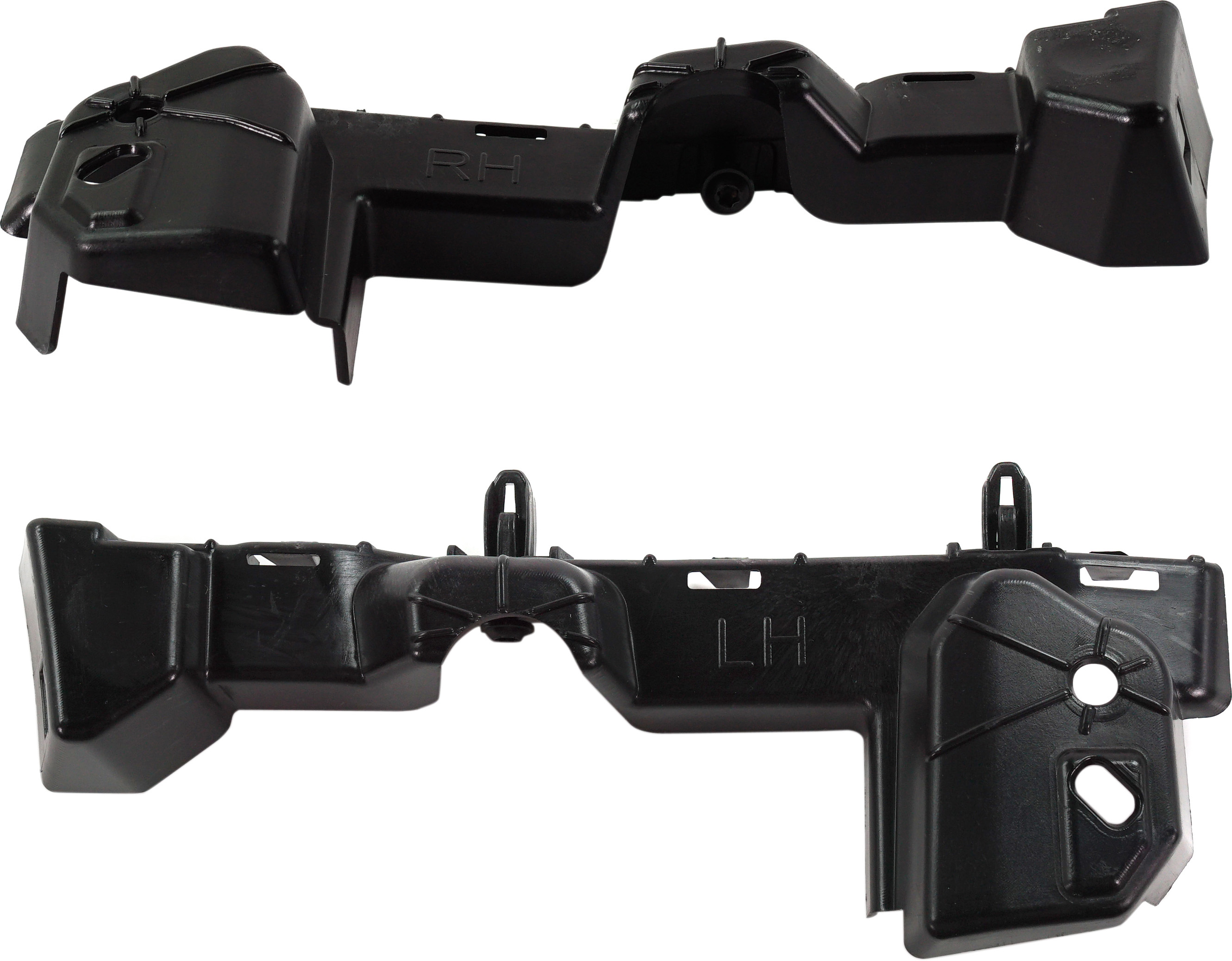 AM TERRAIN 18-21 FRONT BUMPER BRACKET RH AND LH Bumper Cover Guide SKU SET RG01310009 Partslink GM1043144 GM1042144 OEM 84709614-84362702-84709616-843