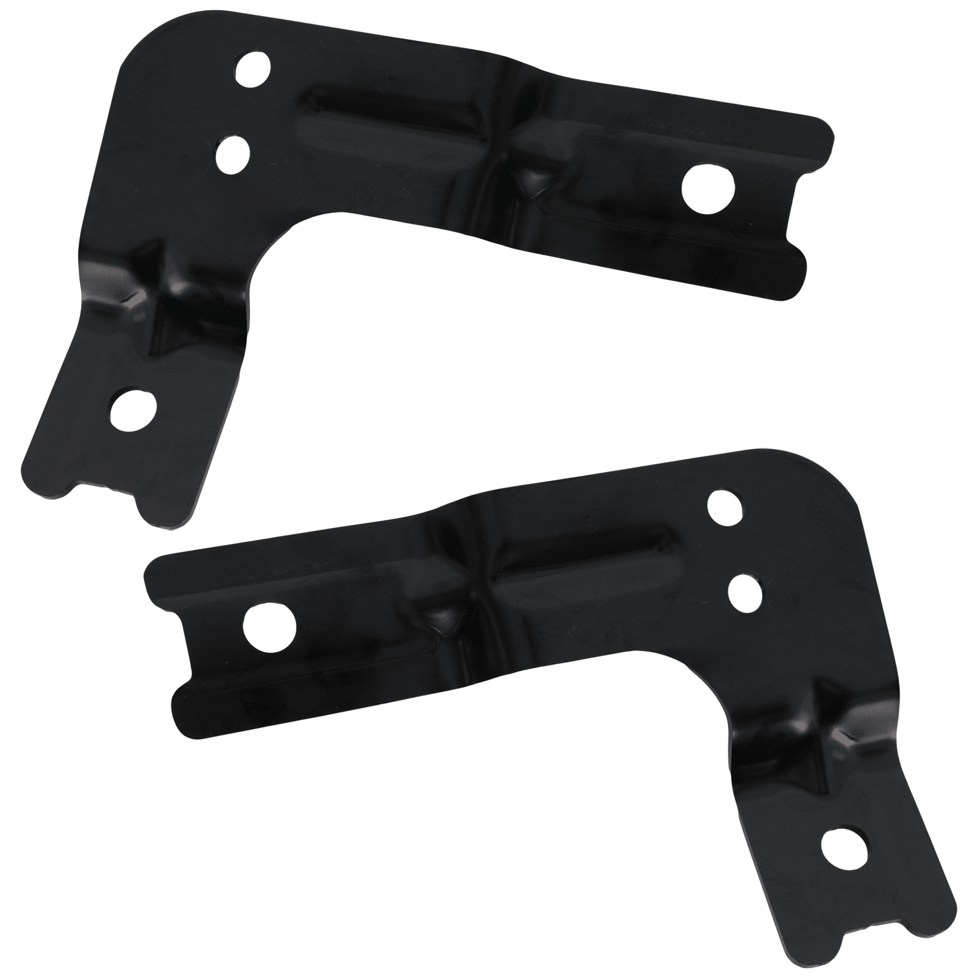 AM SIERRA 1500-22-25 FRONT BUMPER BRACKET RH AND LH Lower Steel All Cab Types CAPA SKU SET RG01310029Q Partslink GM1062141C GM1063141C OEM 84878753-84878754