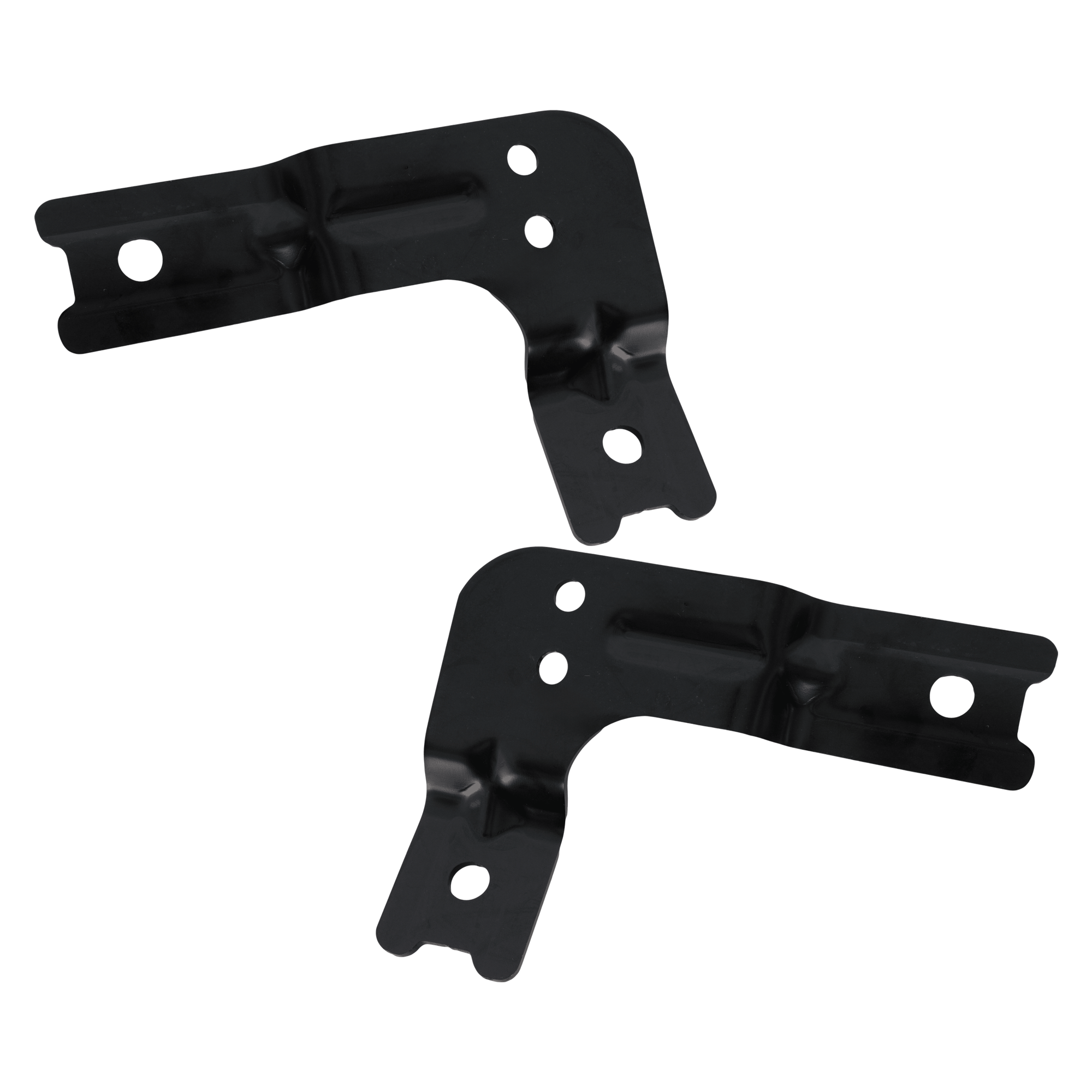 AM SIERRA 1500-22-25 FRONT BUMPER BRACKET RH AND LH Lower Steel All Cab Types SKU SET RG01310029 Partslink GM1062141 GM1063141 OEM 84878753-84878754