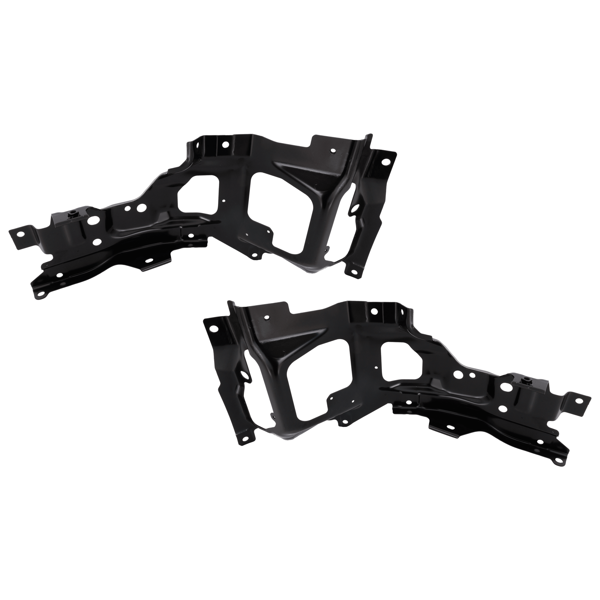 AM SIERRA 2500 HD 3500 HD 20-23 FRONT BUMPER BRACKET RH AND LH Outer All Cab Types CAPA SKU SET RG01310045Q Partslink GM1062128C GM1063128C OEM 84694271-84694272