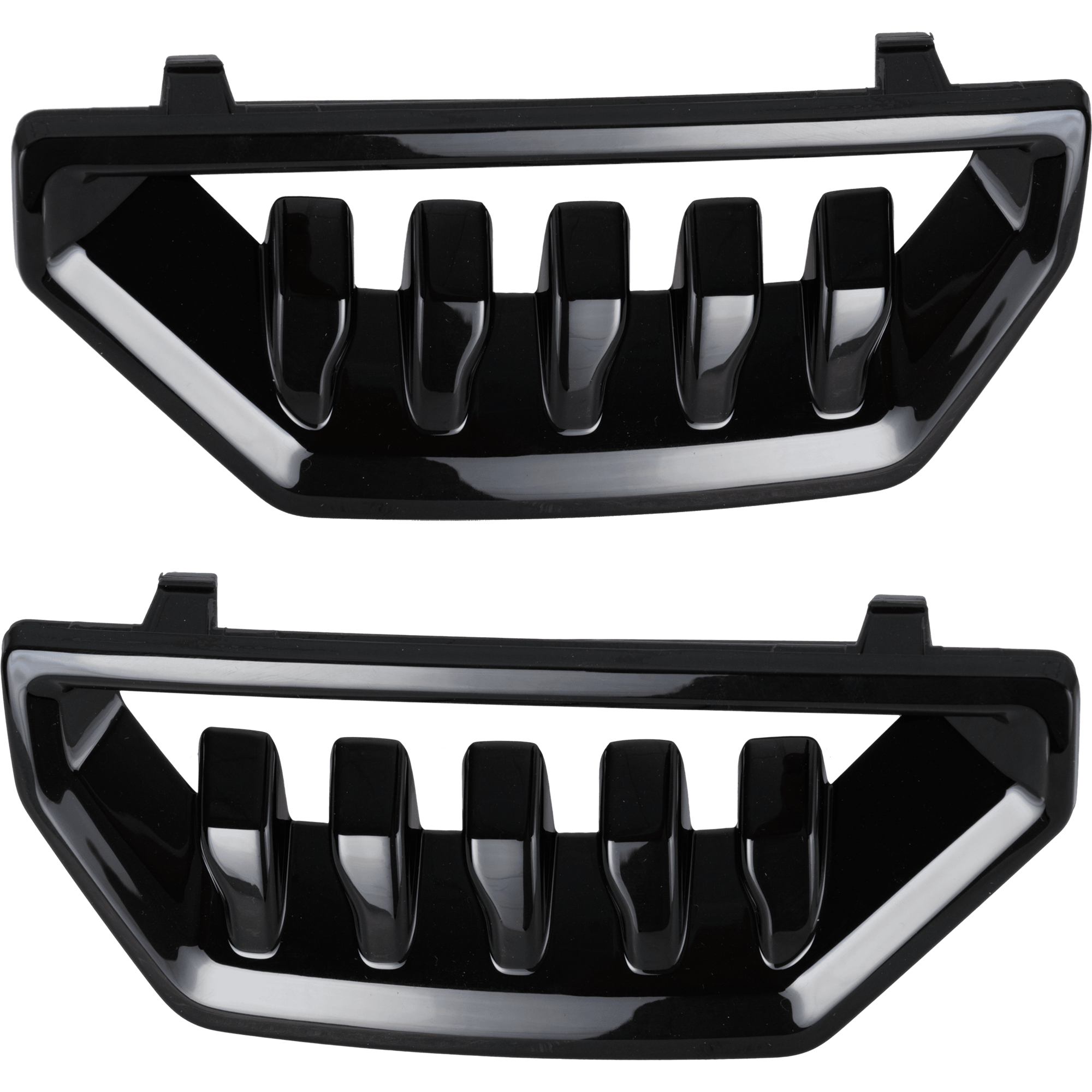 AM SIERRA 1500-22-23 FRONT BUMPER GRILLE RH AND LH Upper Air Duct Black Crew Extended Regular Cab SKU SET RG01530007 Partslink GM1038287 GM1039287 OEM 84869627-84869628