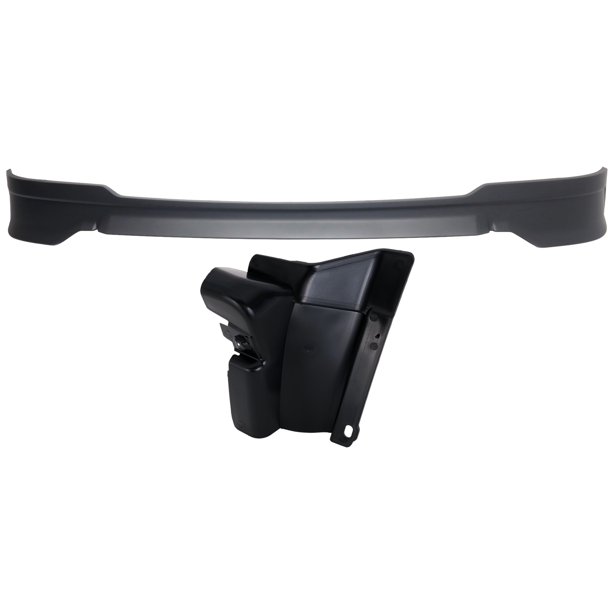 AM SIERRA 2500 HD 3500 HD 15-19 FRONT VALANCE Upper and Lower Air Deflector Textured Set of 2 SKU SET RG01760001 A