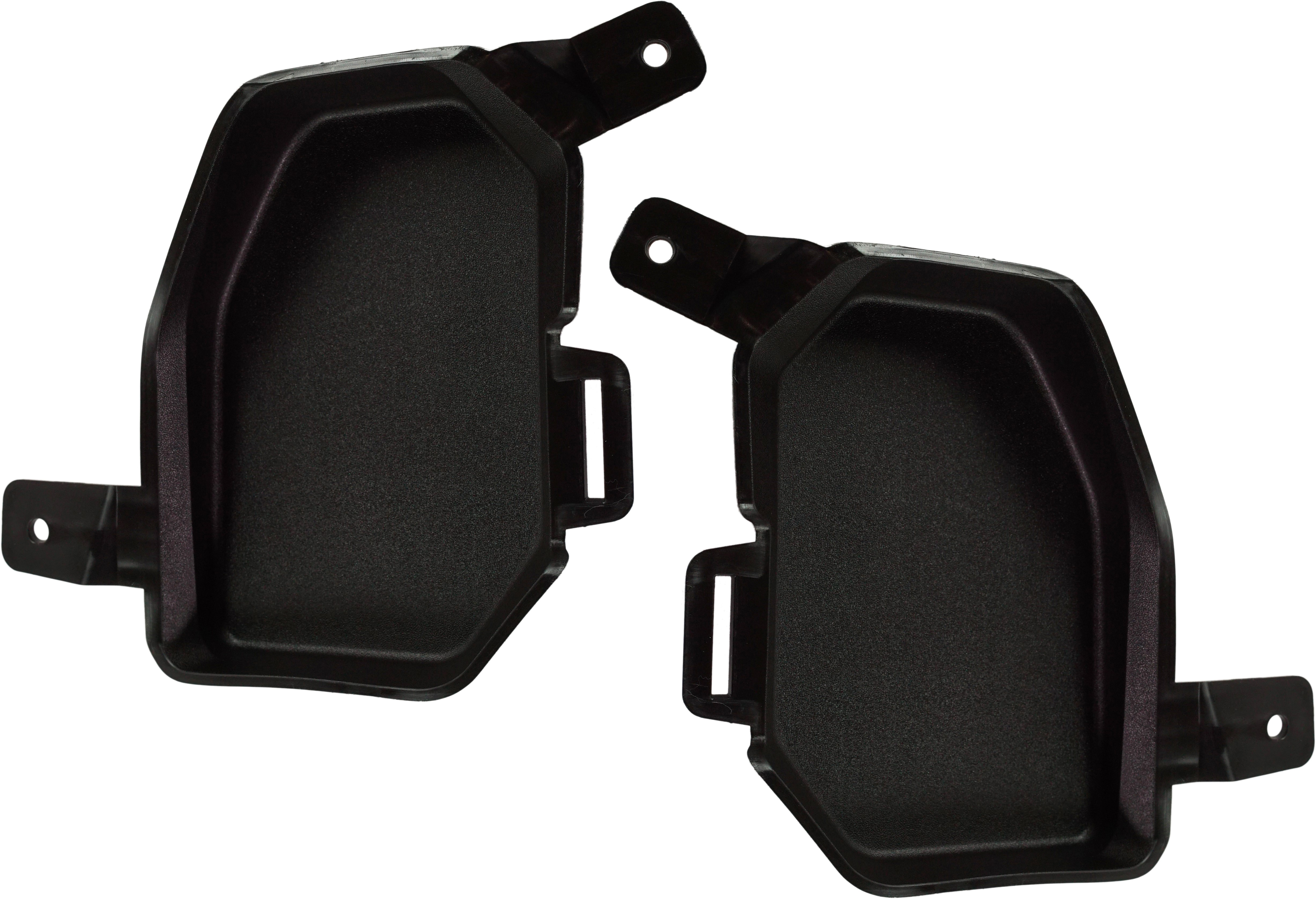 AM SIERRA 1500 PICKUP 19-22 FRONT BUMPER TOW HOOK COVER RH AND LH Textured Black without Tow Hook Hole SKU SET RG01840003 Partslink GM1029123 GM1029122 OEM 84225819-84225818