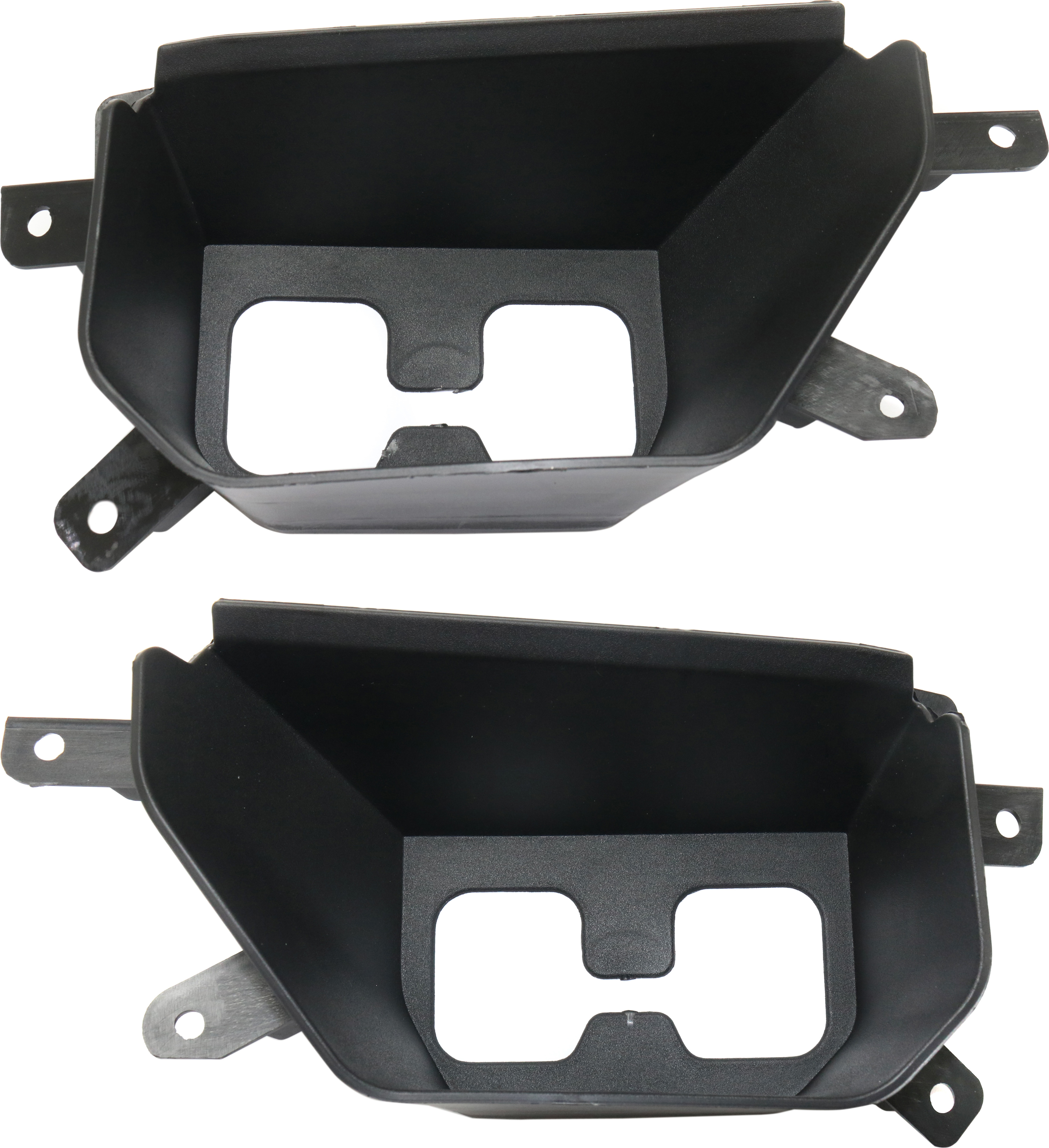 AM SIERRA 1500-16-18 FRONT BUMPER FILLER RH AND LH Opening Cover w Tow Hook Holes CAPA SKU SET RG04050001Q Partslink GM1039192C GM1038192C OEM 23243485-23243484