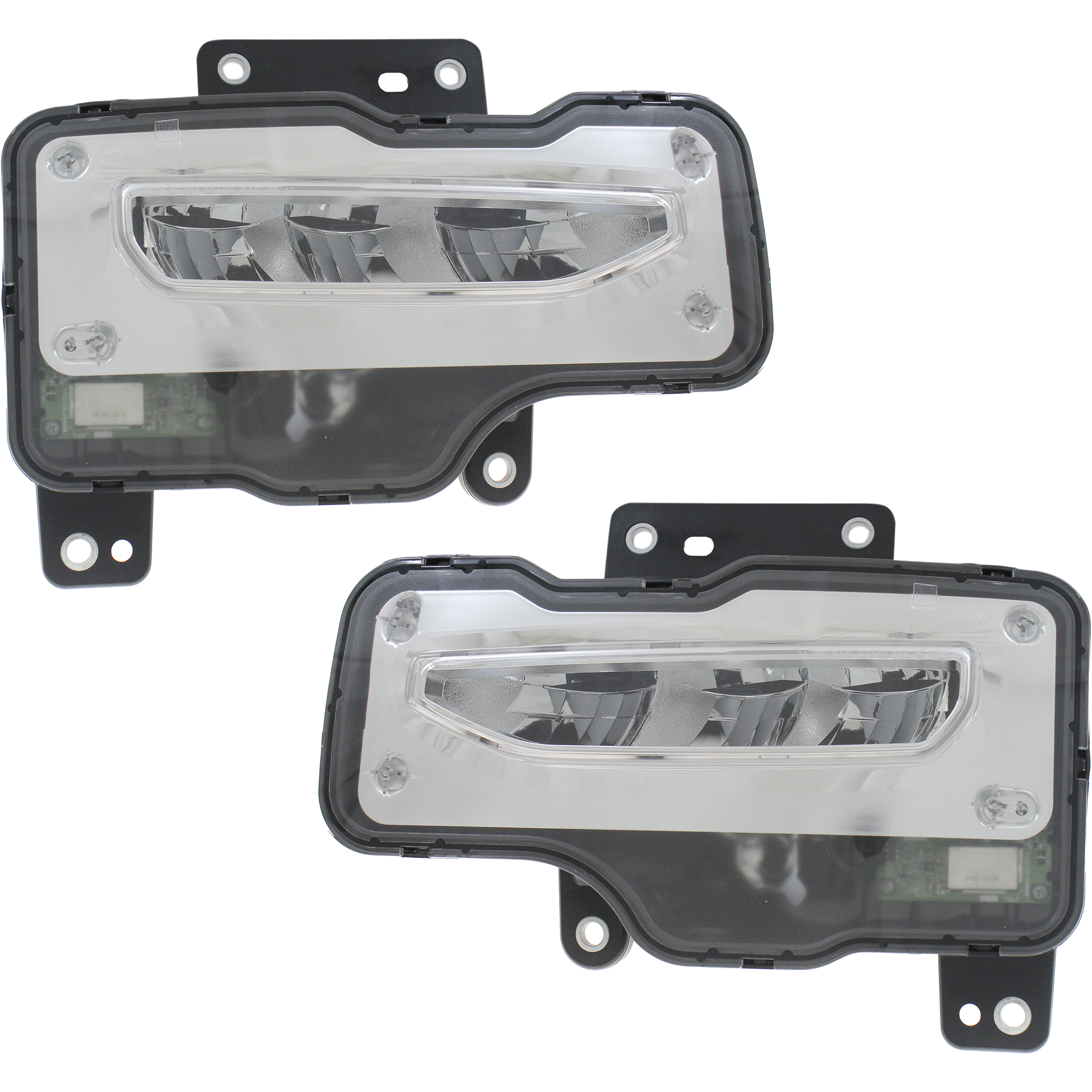 AM SIERRA 1500-16-18 SIERRA 1500 LIMITED 19-19 FRONT FOG LAMP RH AND LH Assembly Halogen SKU SET RG10750001 Partslink GM2592314 GM2593314 OEM 23381983-23381984