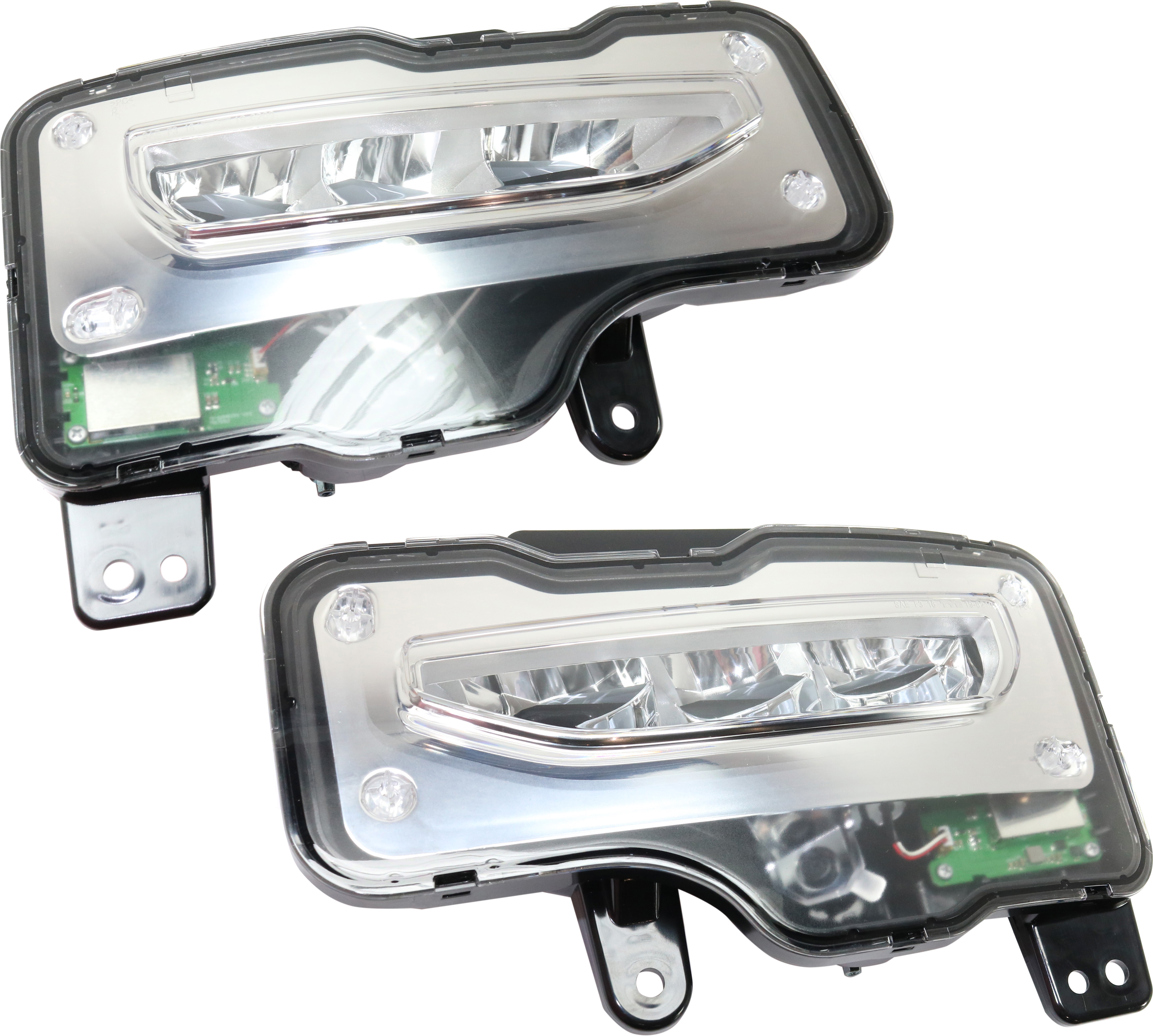 AM SIERRA 1500-16-18 SIERRA 1500 LIMITED 19-19 FRONT FOG LAMP RH AND LH Assembly LED SKU SET RG10750003 OEM 23381983 PFM 23381984 PFM