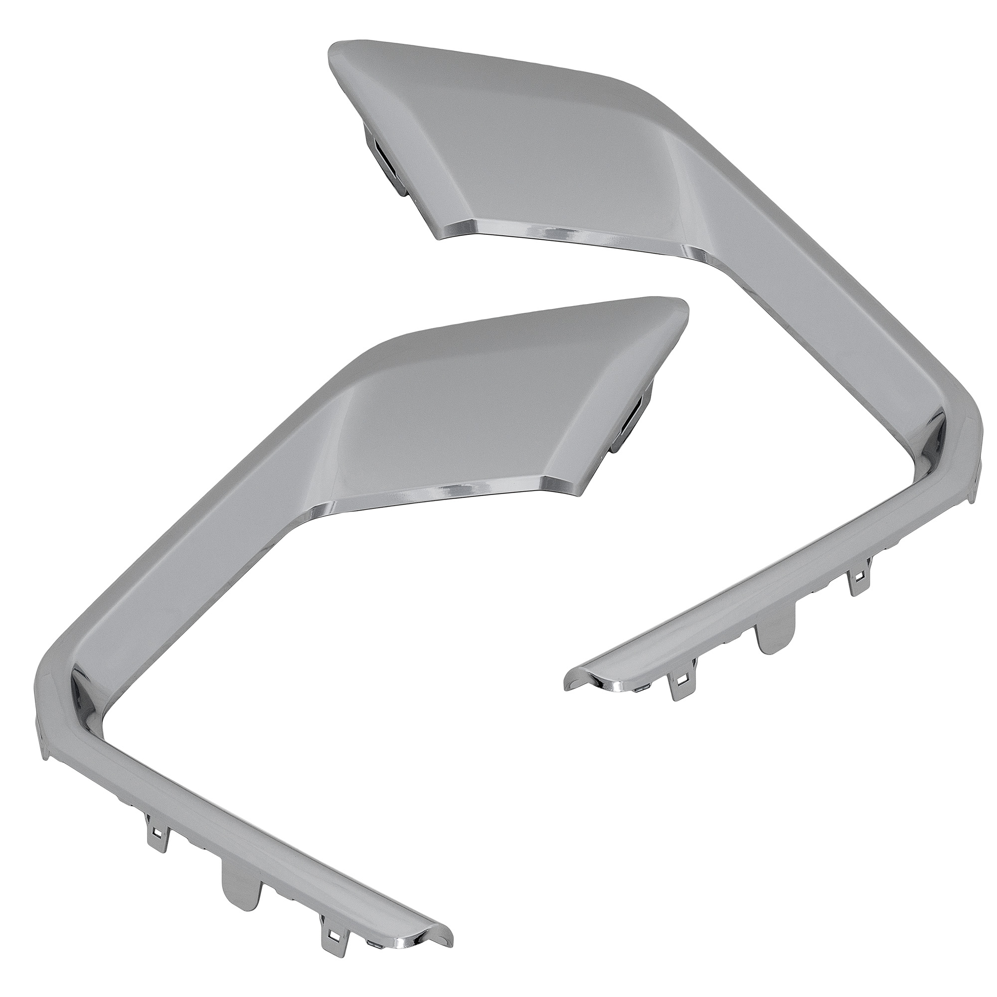 AM YUKON YUKON XL 21-24 FRONT FOG LAMP MOLDING RH AND LH Chrome SKU SET RG10770003 Partslink GM1047128 GM1046128 OEM 84340300-84340299