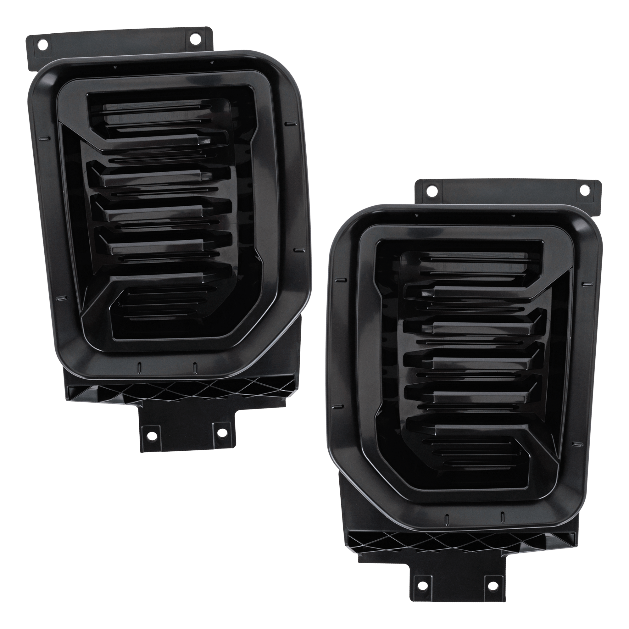AM SIERRA 2500 HD 3500 HD 20-23 FOG LAMP COVER RH AND LH Black All Cab Type Base Pro SLE Models SKU SET RG10770011 Partslink GM1038284 GM1039284 OEM 84392033-84392034